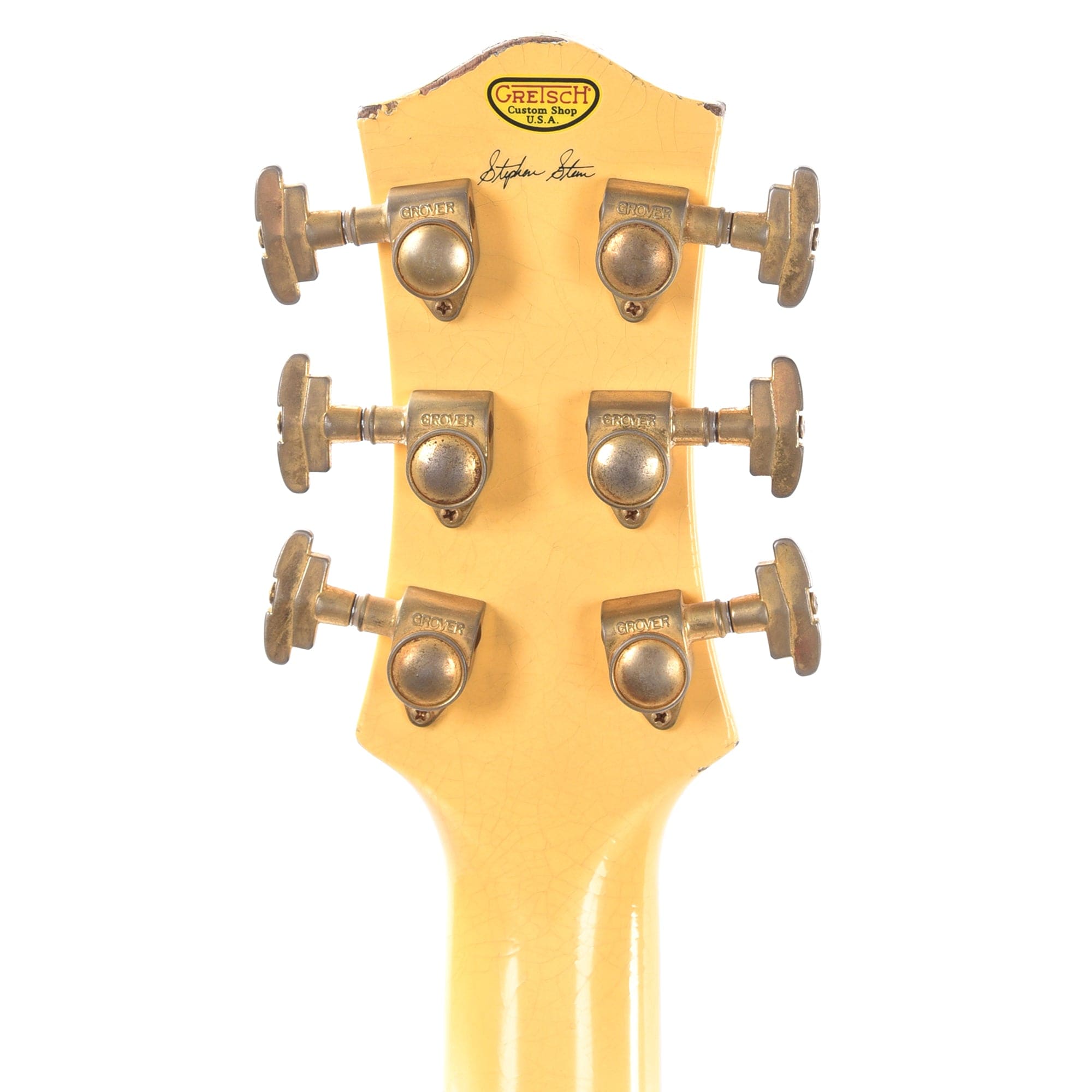 Gretsch Custom Shop Caddy Bo Aged White Relic w/Ebony Fingerboard & ThroBak '70/Select Pickups Master Built by Stephen Stern Electric Guitars / Solid Body