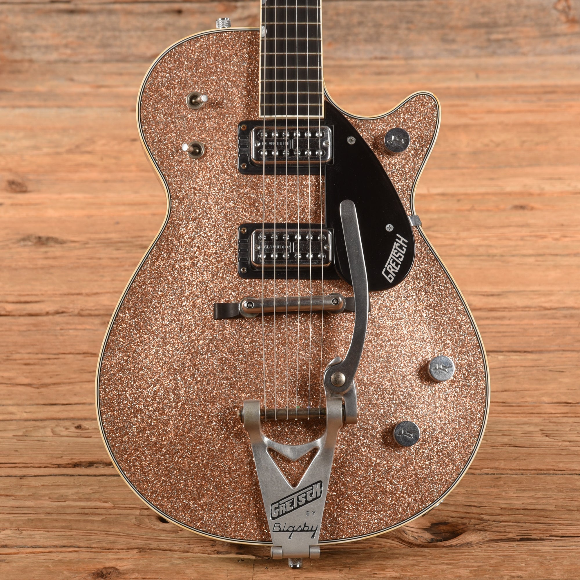 Gretsch Custom Shop G6128 1959 Duo Jet Relic Champagne Sparkle 2013 Electric Guitars / Solid Body