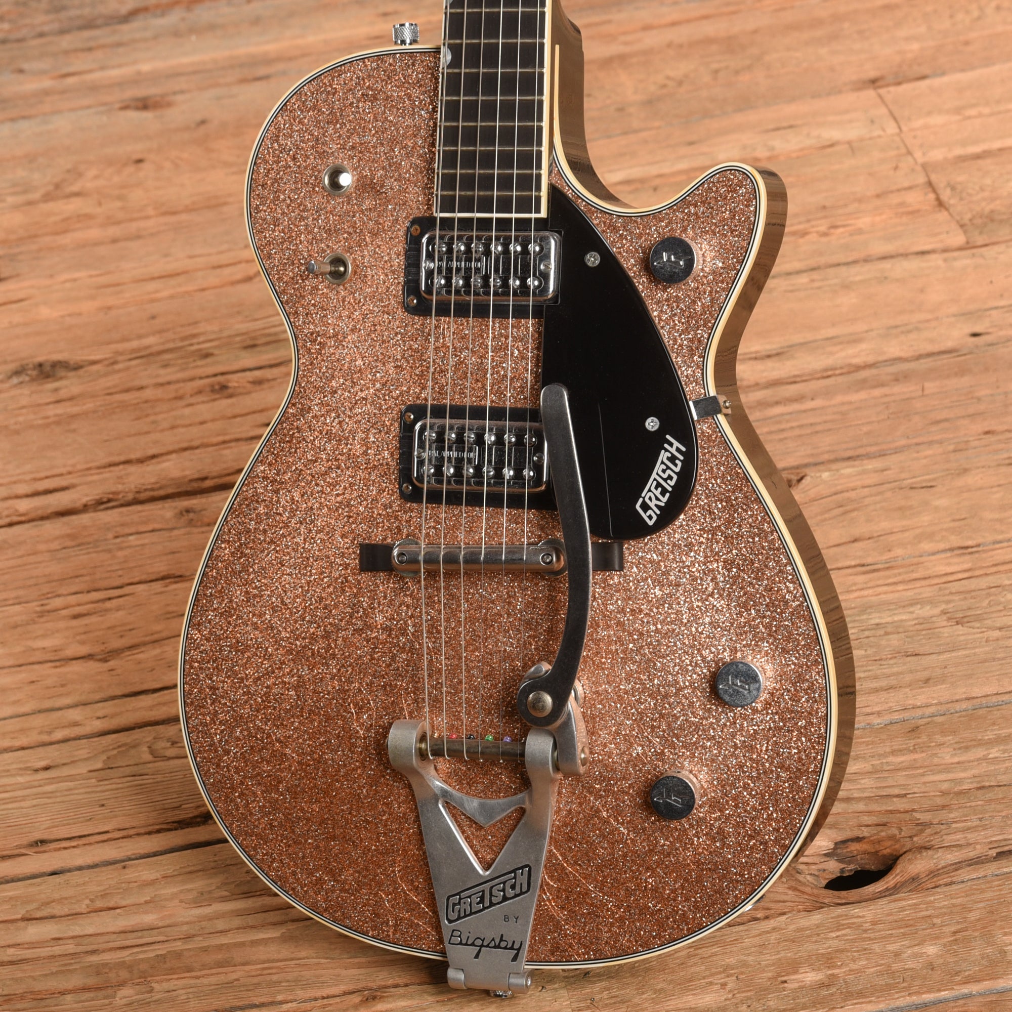 Gretsch Custom Shop G6128 1959 Duo Jet Relic Champagne Sparkle 2013 Electric Guitars / Solid Body