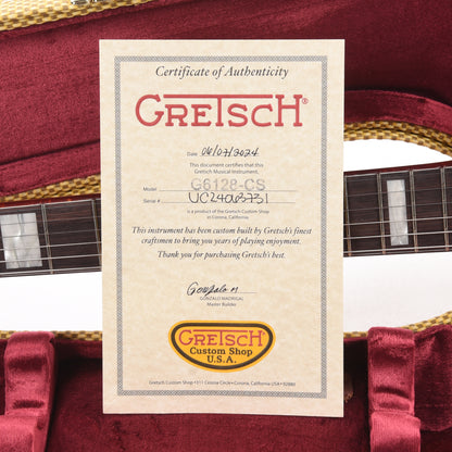 Gretsch Custom Shop G6128-55 1955 Duo Jet Deluxe Closet Classic w/Granadillo Top Natural Master Built by Gonzalo Madrigal Electric Guitars / Solid Body