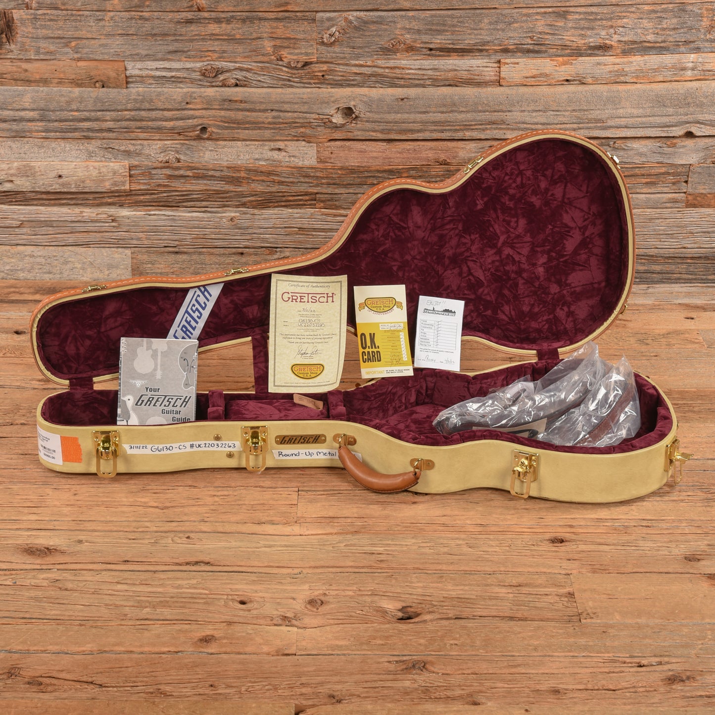 Gretsch Custom Shop G6130 Round-Up NOS Natural 2022 Electric Guitars / Solid Body