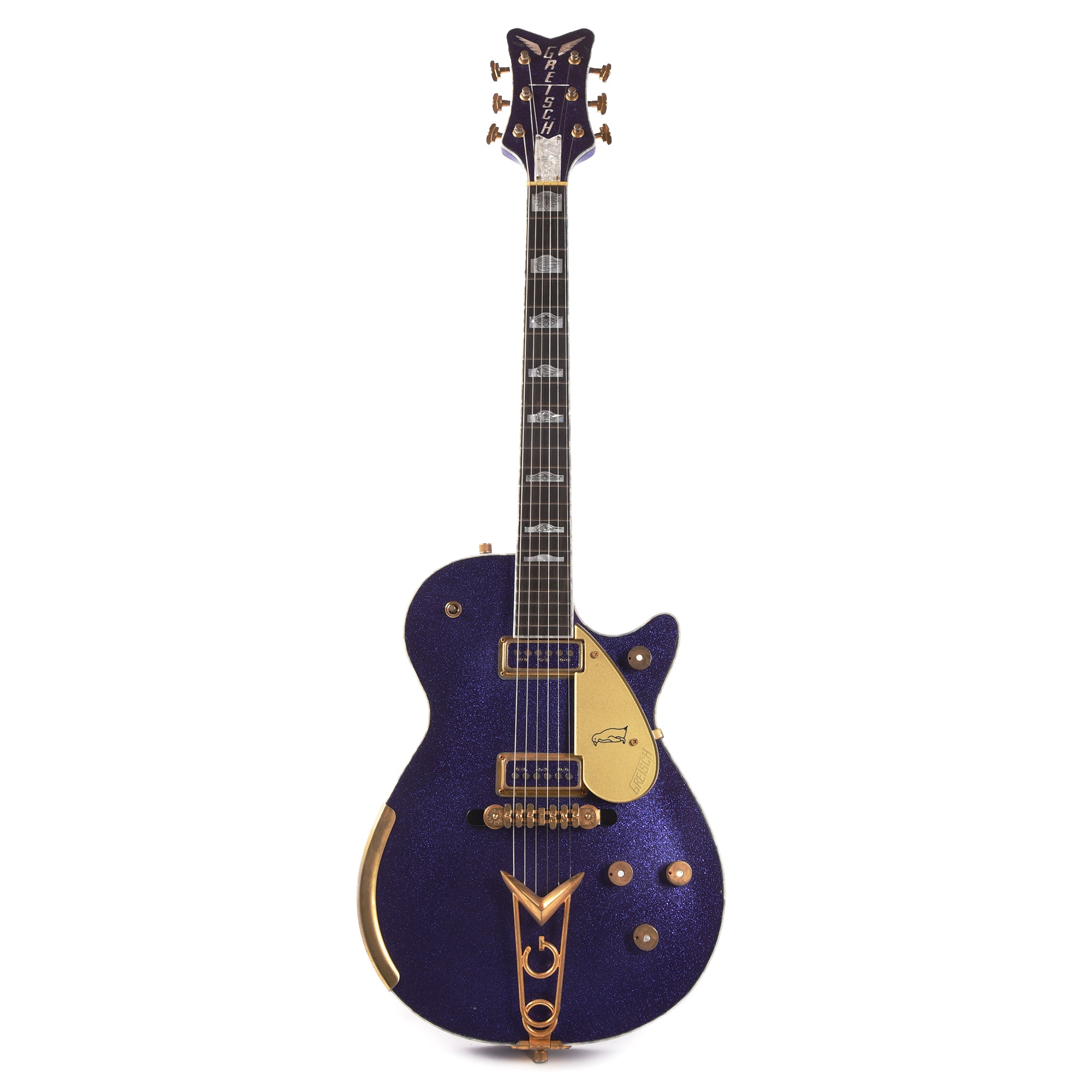 Gretsch Custom Shop G6134-55 1955 Penguin Purple Sparkle Relic w/Duncan Dyno Dynasonics Master Built by Chad Henrichsen Electric Guitars / Solid Body