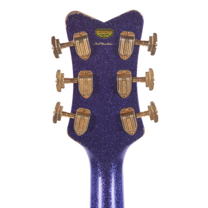 Gretsch Custom Shop G6134-55 1955 Penguin Purple Sparkle Relic w/Duncan Dyno Dynasonics Master Built by Chad Henrichsen Electric Guitars / Solid Body