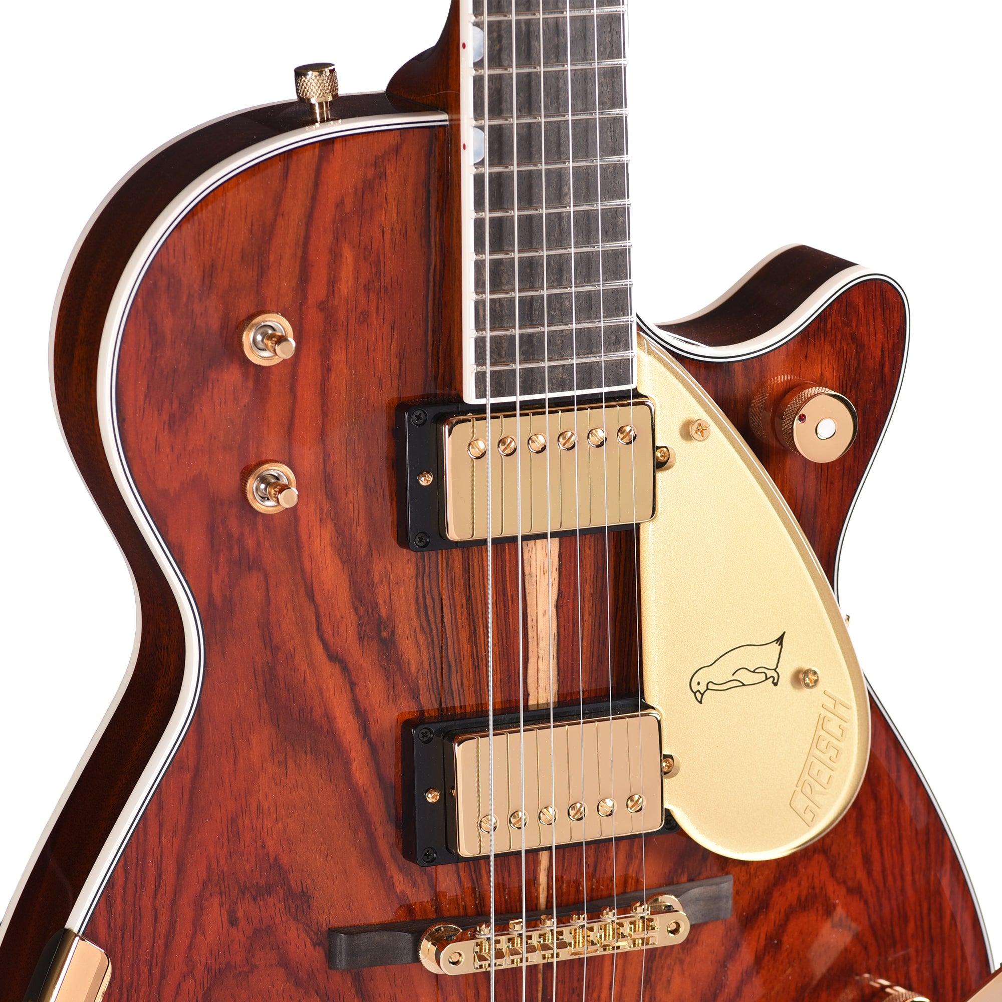 Gretsch Custom Shop G6134-55 Cocobolo Top Penguin NOS Natural Master Built by Chad Henrichsen Electric Guitars / Solid Body