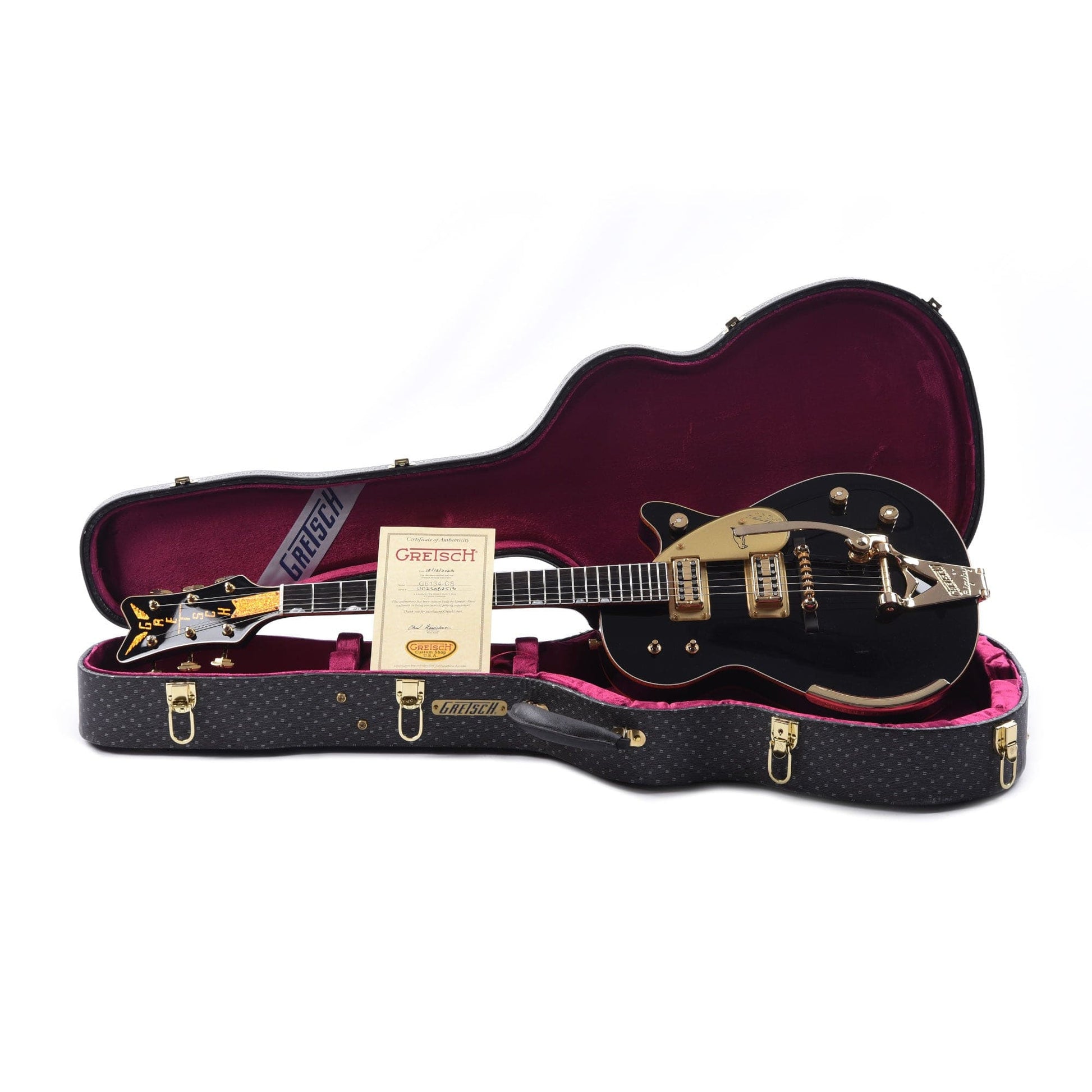 Gretsch Custom Shop G6134T-58 Penguin NOS Aged Black Master Built by Chad Henrichsen Electric Guitars / Solid Body
