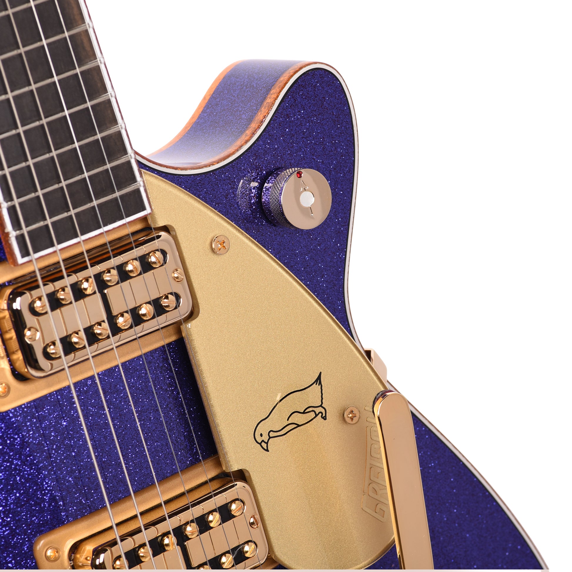 Gretsch Custom Shop G6134T-58 Penguin NOS Aged Purple Sparkle Master Built by Chad Henrichsen Electric Guitars / Solid Body