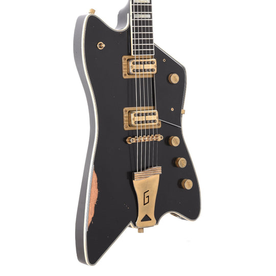Gretsch Custom Shop G6199-CB Caddy Bo Baritone Heavy Relic Aged Black Master Built by Chad Henrichsen Electric Guitars / Solid Body