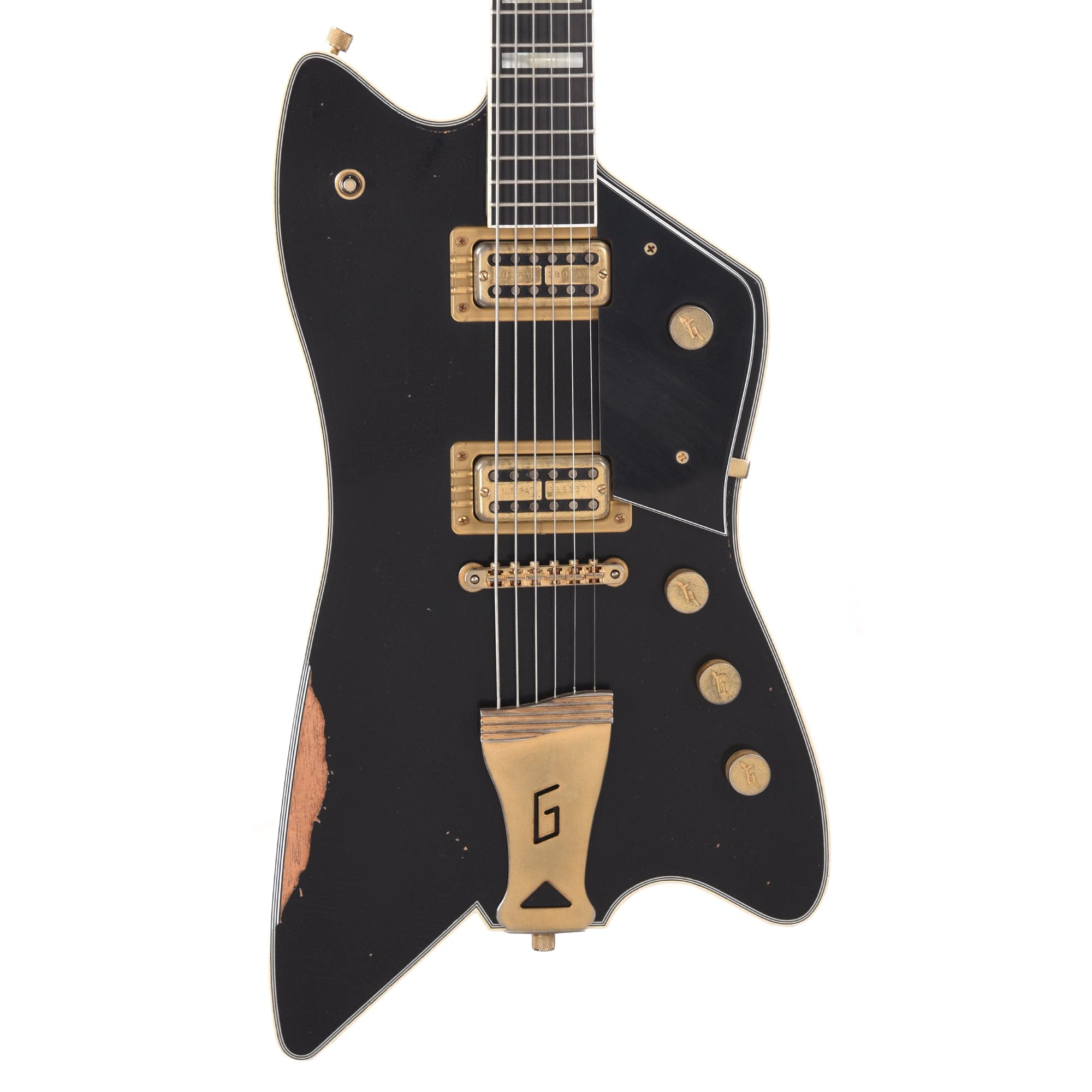 Gretsch Custom Shop G6199-CB Caddy Bo Baritone Heavy Relic Aged Black Master Built by Chad Henrichsen Electric Guitars / Solid Body