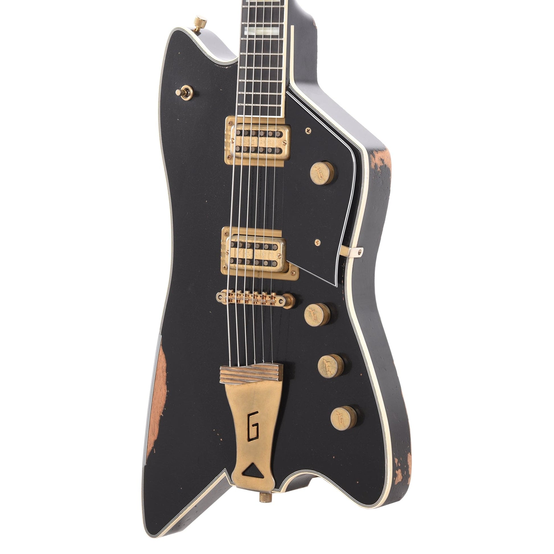 Gretsch Custom Shop G6199-CB Caddy Bo Baritone Heavy Relic Aged Black Master Built by Chad Henrichsen Electric Guitars / Solid Body
