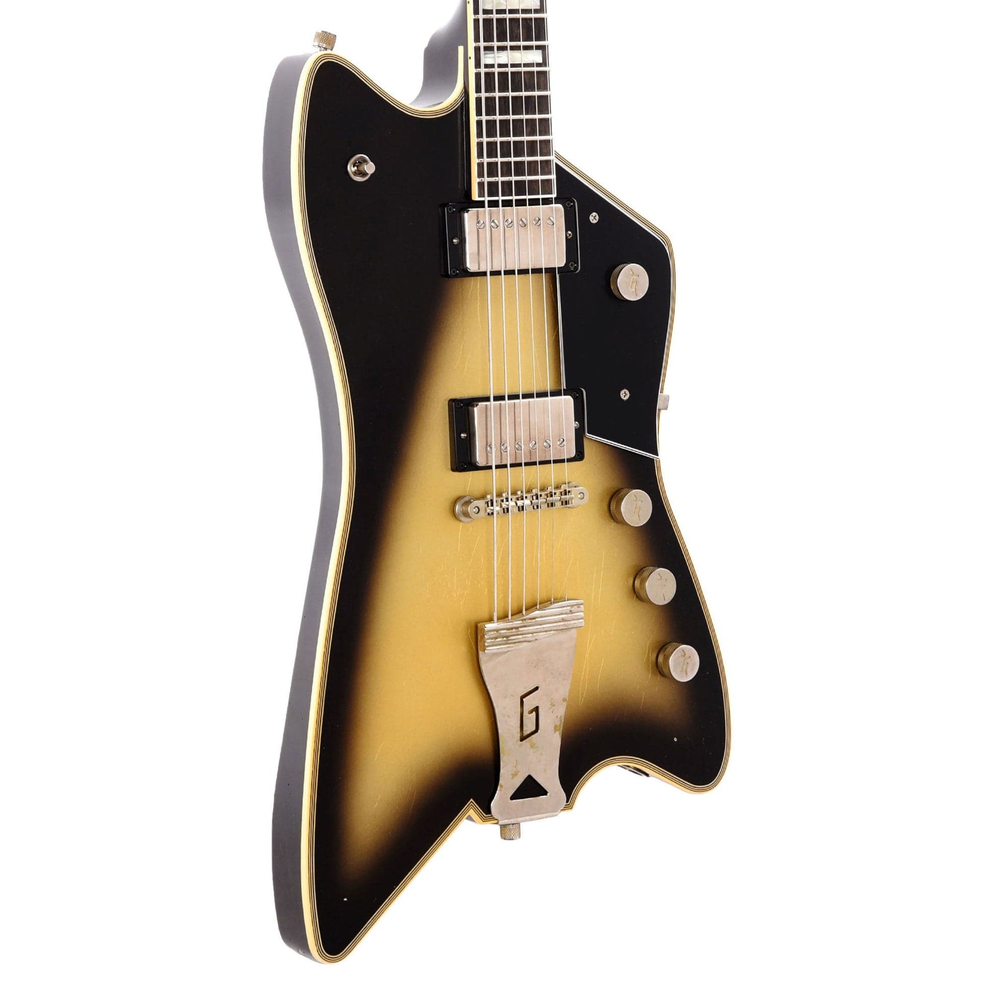 Gretsch Custom Shop G6199-CB Caddy Bo Baritone Super Heavy Relic Super Aged Silverburst Master Built by Chad Henrichsen Electric Guitars / Solid Body