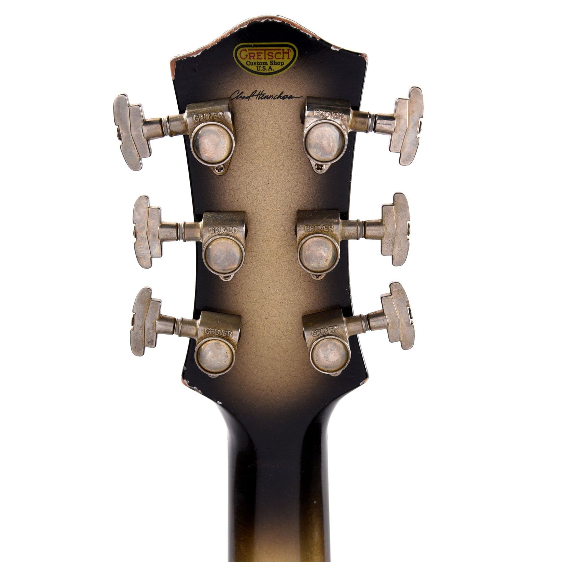 Gretsch Custom Shop G6199-CB Caddy Bo Baritone Super Heavy Relic Super Aged Silverburst Master Built by Chad Henrichsen Electric Guitars / Solid Body