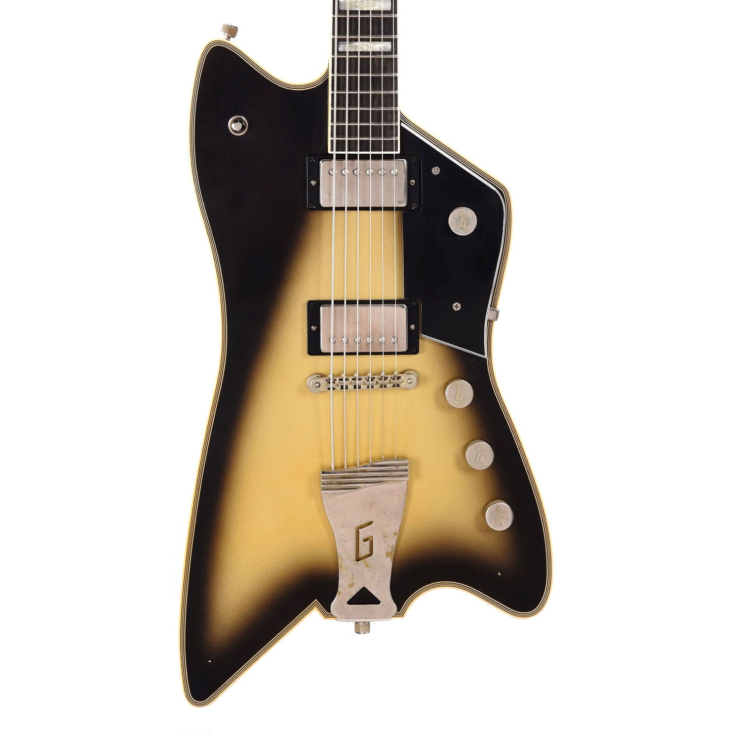 Gretsch Custom Shop G6199-CB Caddy Bo Baritone Super Heavy Relic Super Aged Silverburst Master Built by Chad Henrichsen Electric Guitars / Solid Body