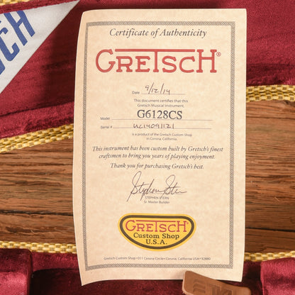 Gretsch Custom Shop Stephen Stern G6128CS Duo-Jet Aged Burgundy Mist 2014 Electric Guitars / Solid Body