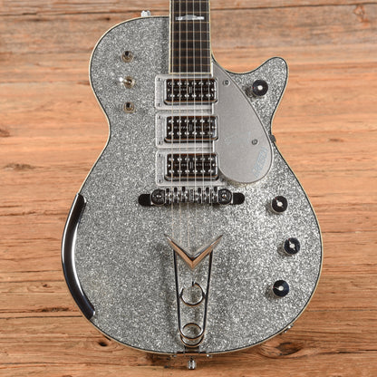 Gretsch Custom Shop Stephen Stern G6134CS Penguin Silver Sparkle 2018 Electric Guitars / Solid Body