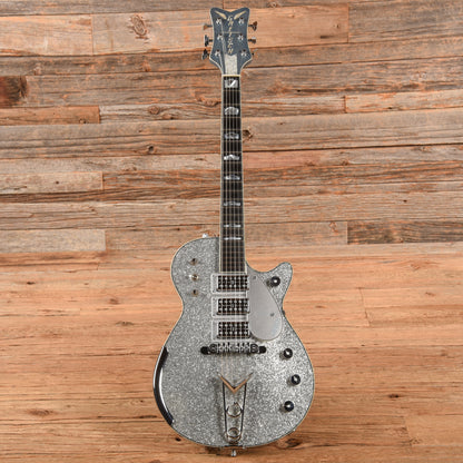 Gretsch Custom Shop Stephen Stern G6134CS Penguin Silver Sparkle 2018 Electric Guitars / Solid Body