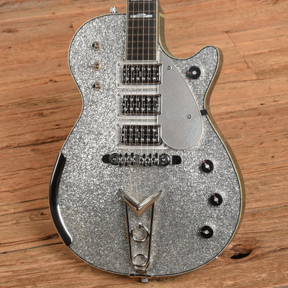 Gretsch Custom Shop Stephen Stern G6134CS Penguin Silver Sparkle 2018 Electric Guitars / Solid Body