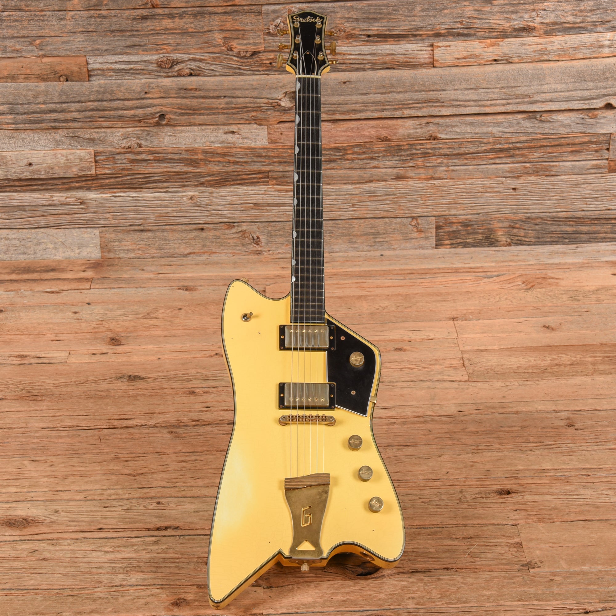 Gretsch Custom Shop Stephen Stern Masterbuilt Caddy Bo Relic White 2023 Electric Guitars / Solid Body