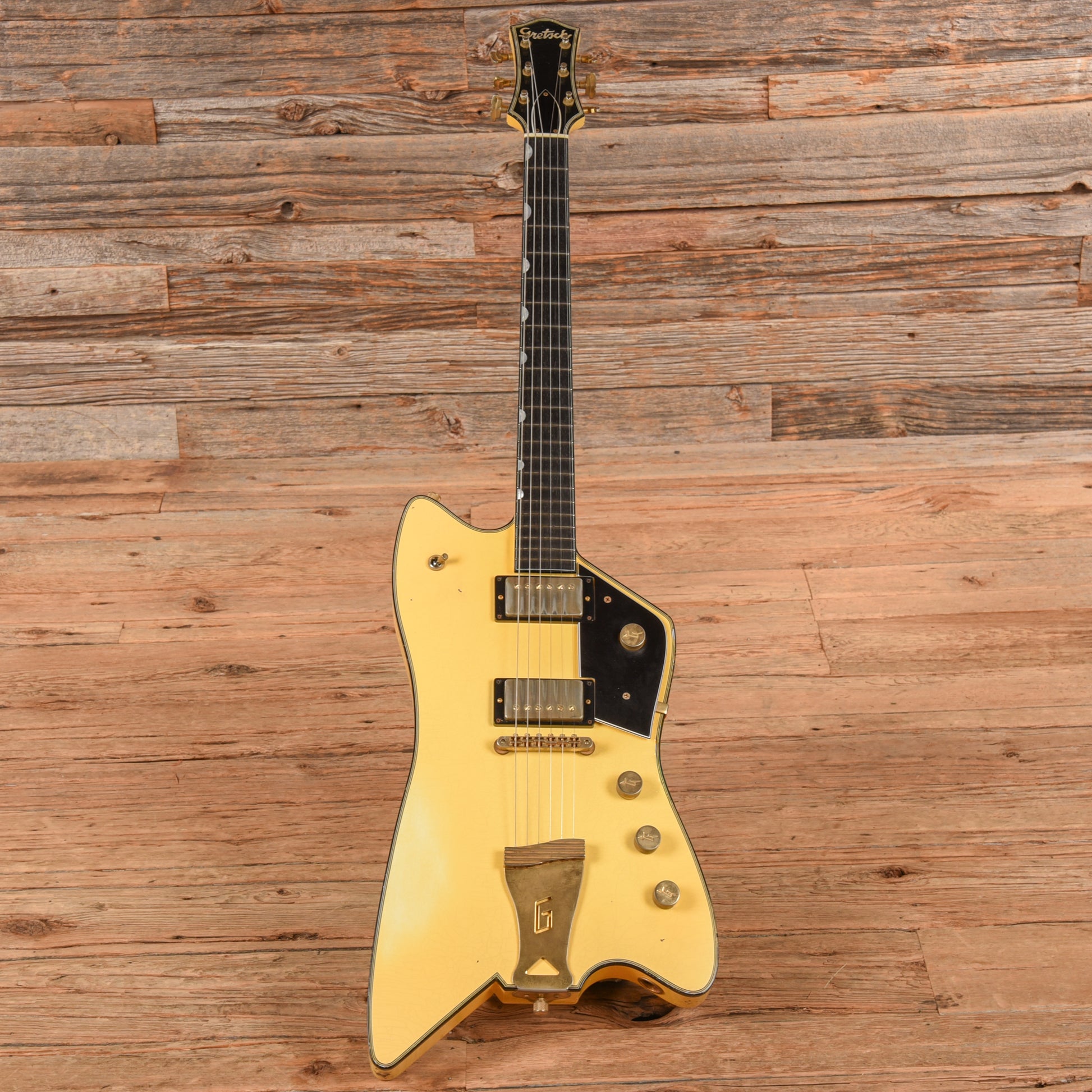 Gretsch Custom Shop Stephen Stern Masterbuilt Caddy Bo Relic White 2023 Electric Guitars / Solid Body