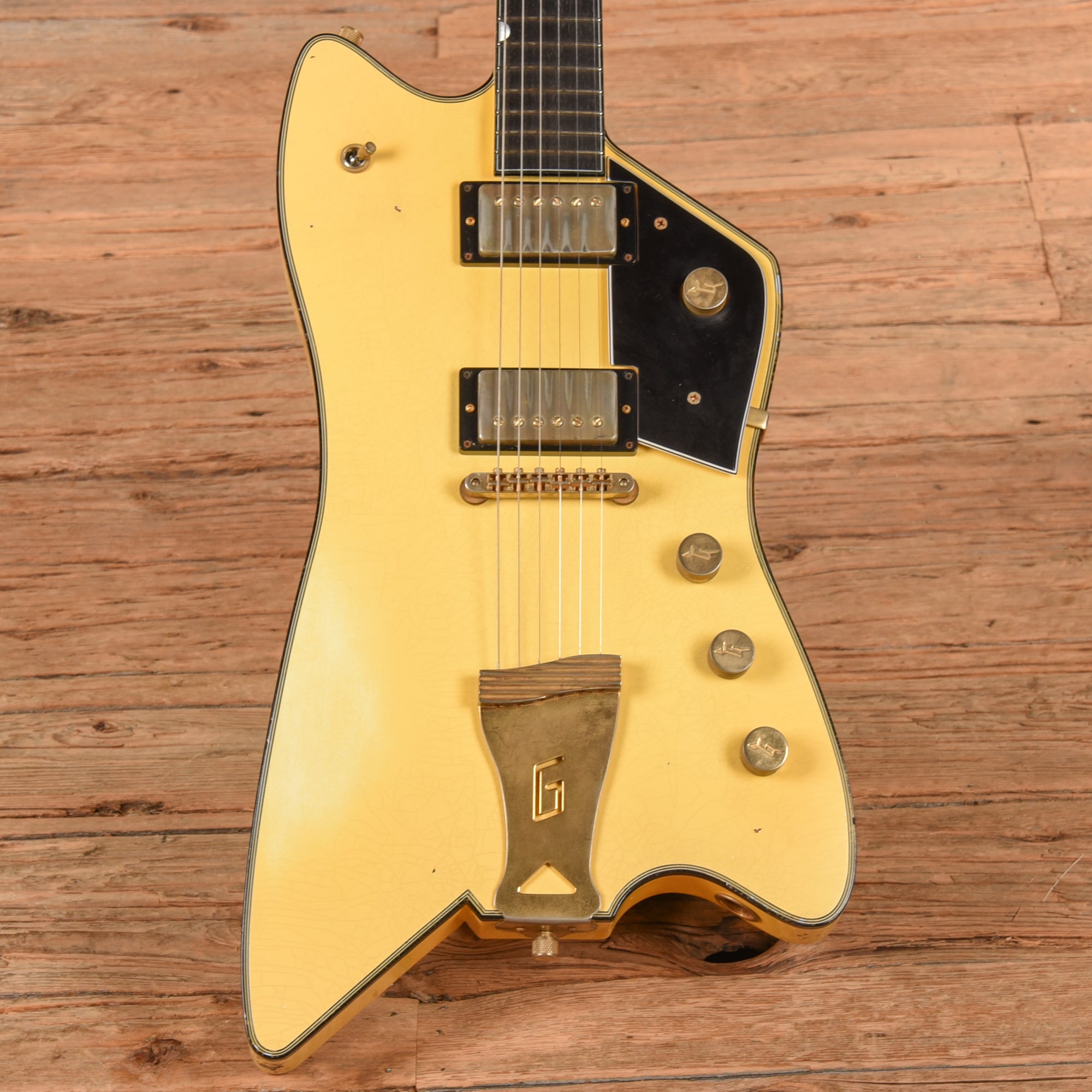 Gretsch Custom Shop Stephen Stern Masterbuilt Caddy Bo Relic White 2023 Electric Guitars / Solid Body