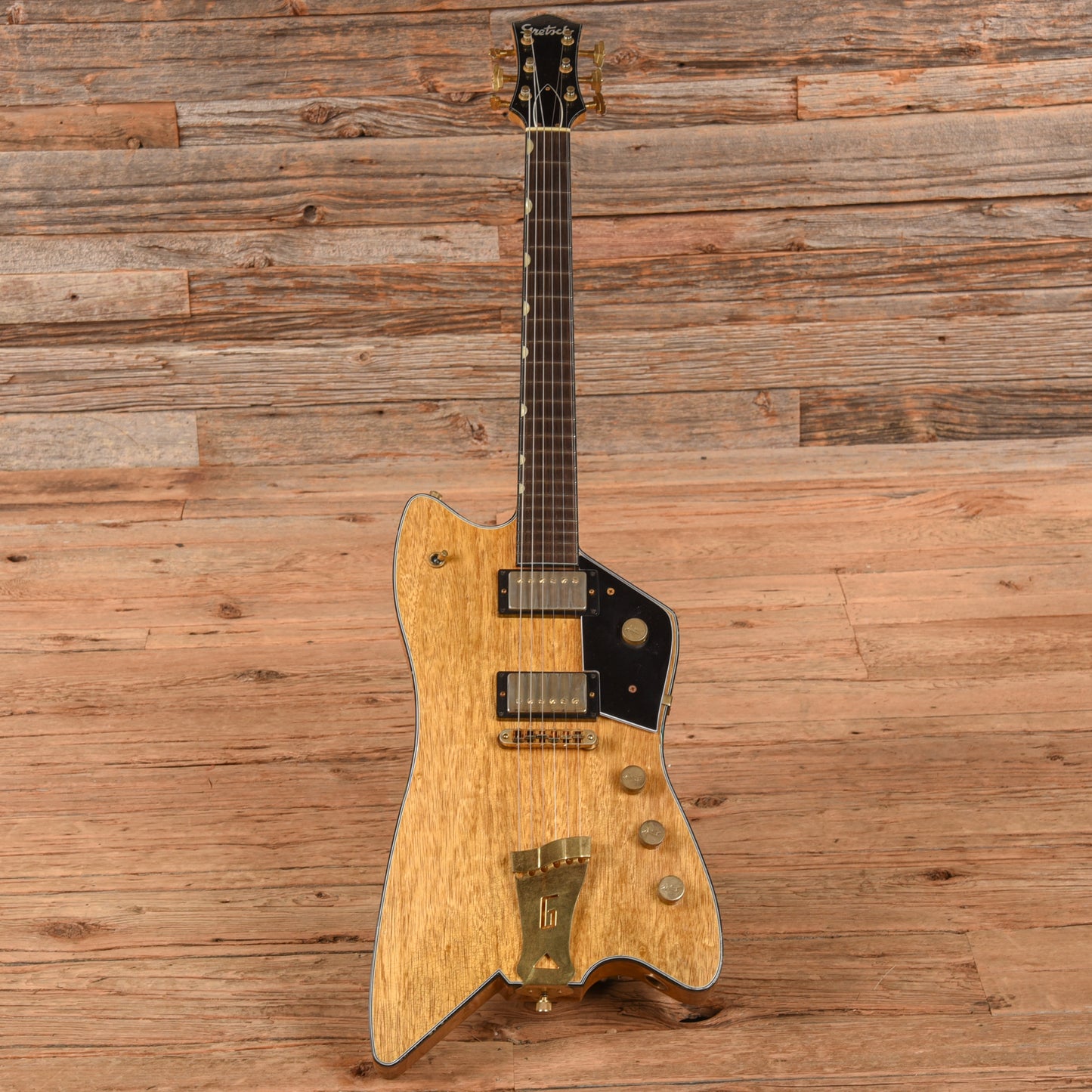Gretsch Custom Shop Stephen Stern Masterbuilt Korina Caddy Bo Relic w/Brazilian Rosewood Fretboard Natural 2022 Electric Guitars / Solid Body