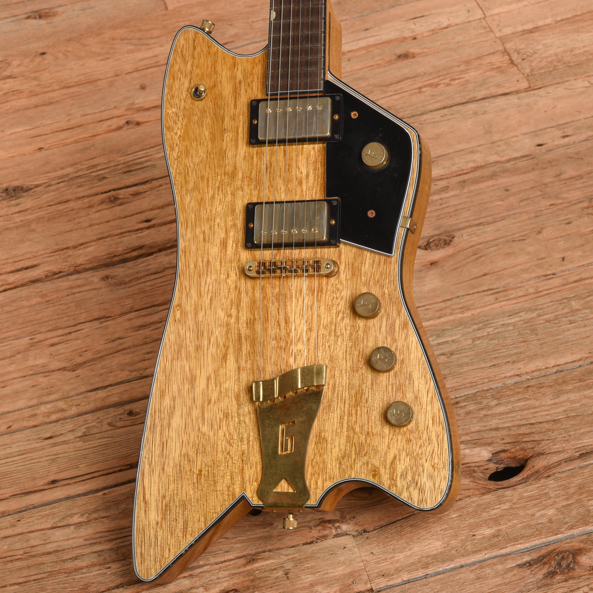 Gretsch Custom Shop Stephen Stern Masterbuilt Korina Caddy Bo Relic w/Brazilian Rosewood Fretboard Natural 2022 Electric Guitars / Solid Body