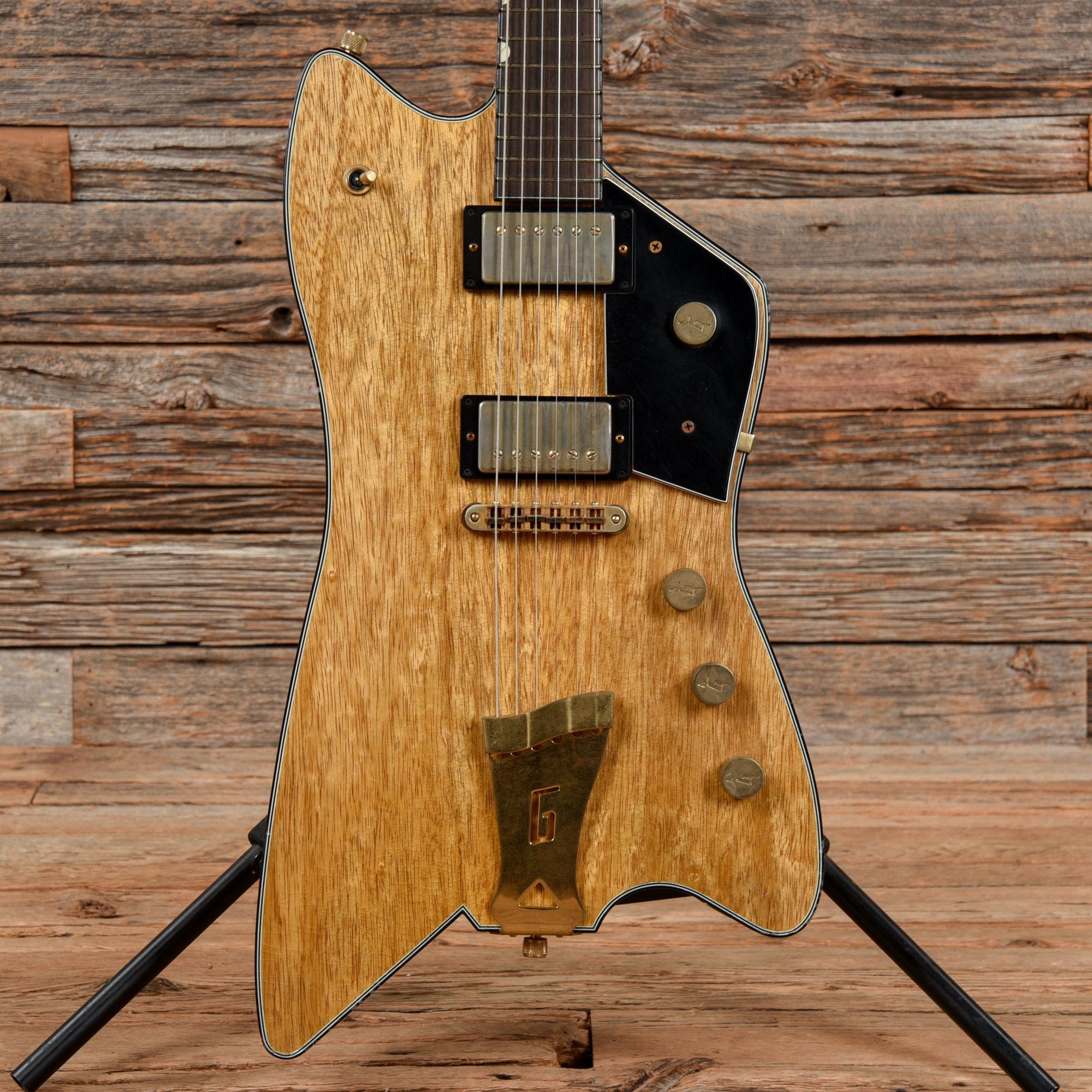 Gretsch Custom Shop Stephen Stern Masterbuilt Korina Caddy Bo Relic w/Brazilian Rosewood Fretboard Natural 2022 Electric Guitars / Solid Body