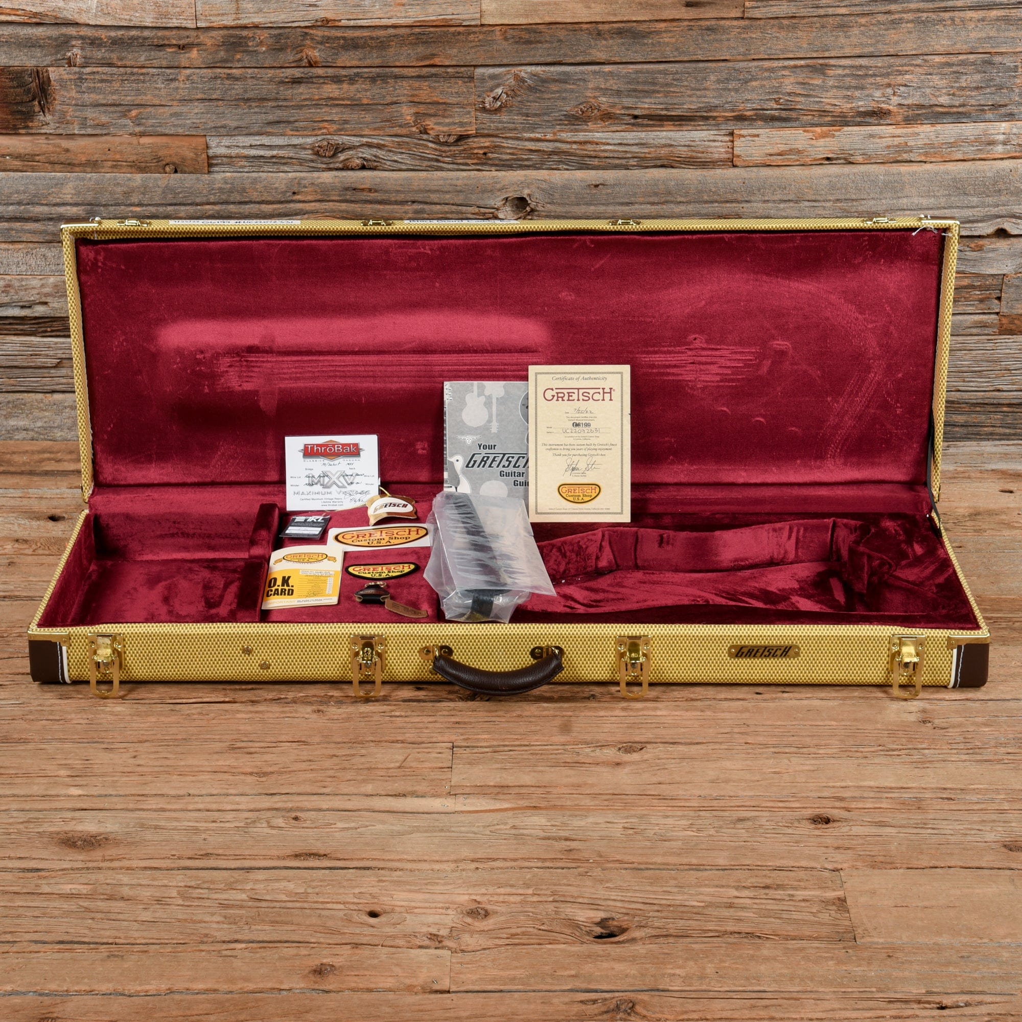 Gretsch Custom Shop Stephen Stern Masterbuilt Korina Caddy Bo Relic w/Brazilian Rosewood Fretboard Natural 2022 Electric Guitars / Solid Body