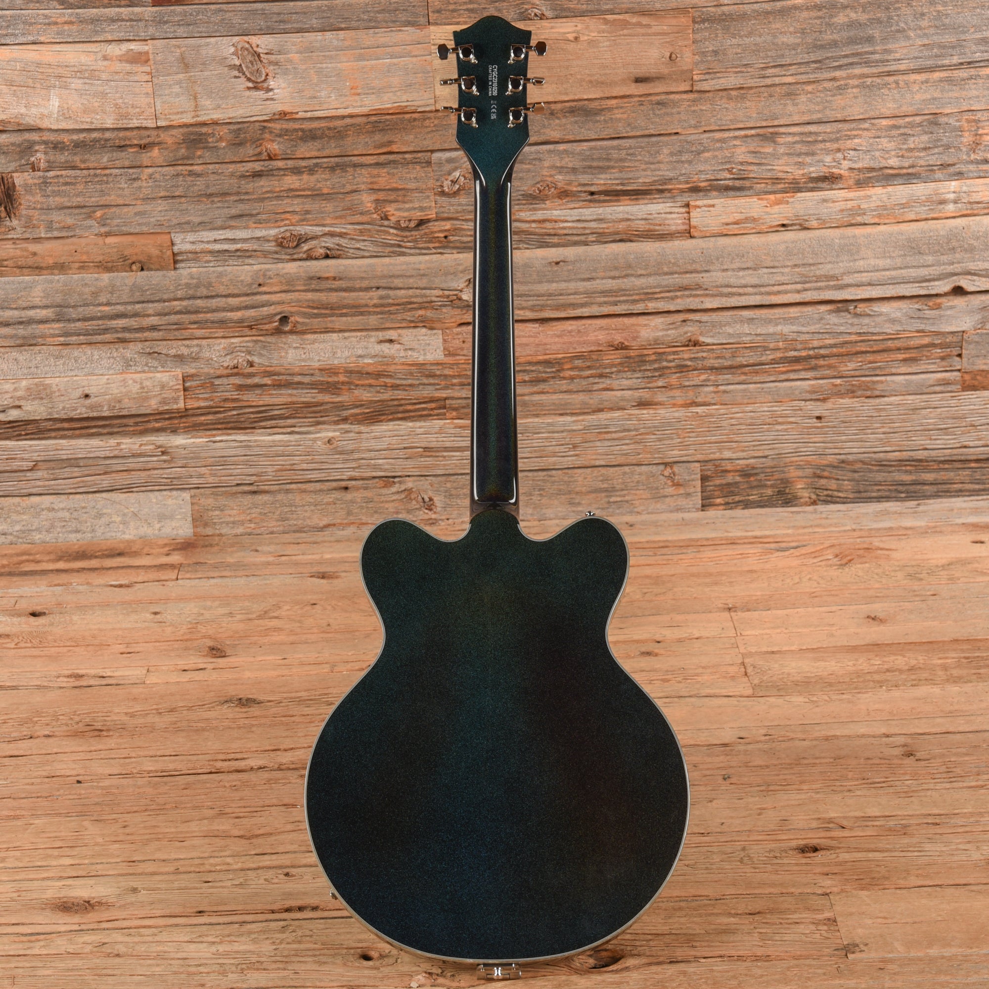 Gretsch Electromatic John Gourley Broadkaster Center Block Iridescent Black 2023 Electric Guitars / Solid Body