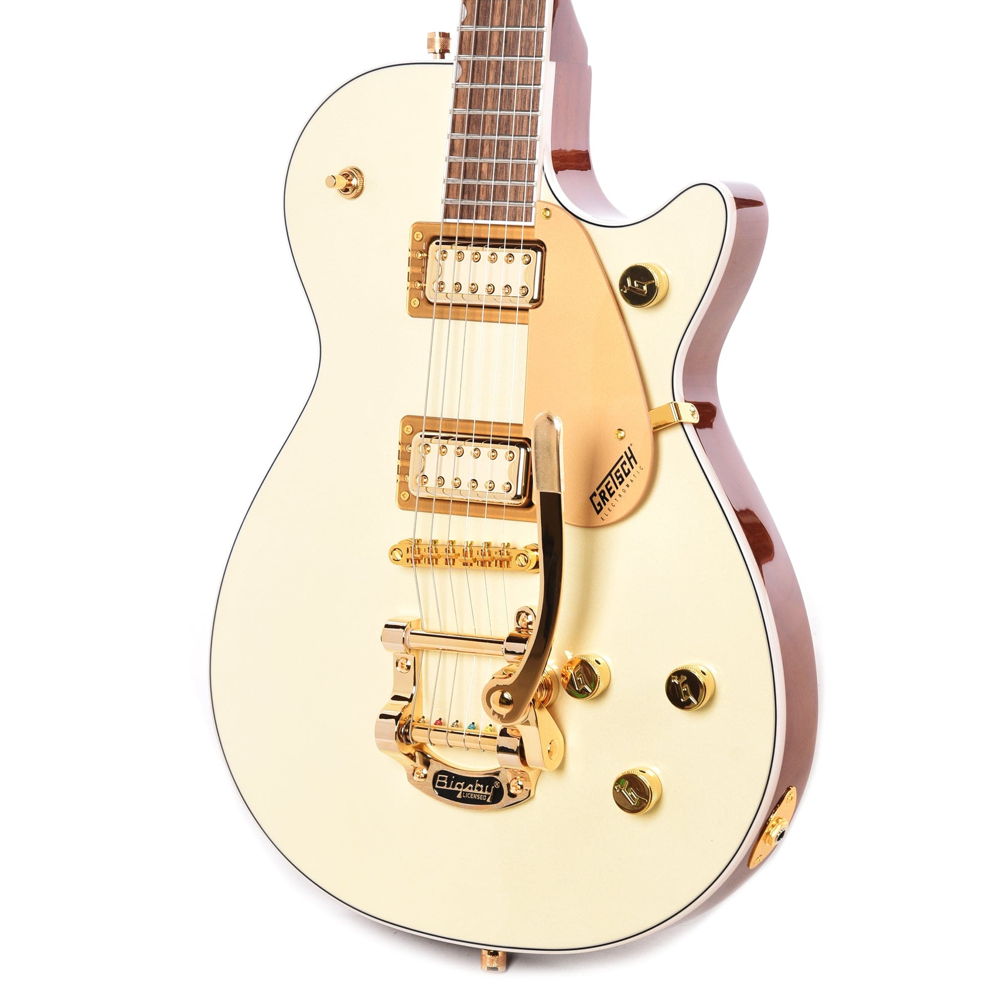 Gretsch Electromatic Pristine LTD Jet Single-Cut with Bigsby White Gold Electric Guitars / Solid Body