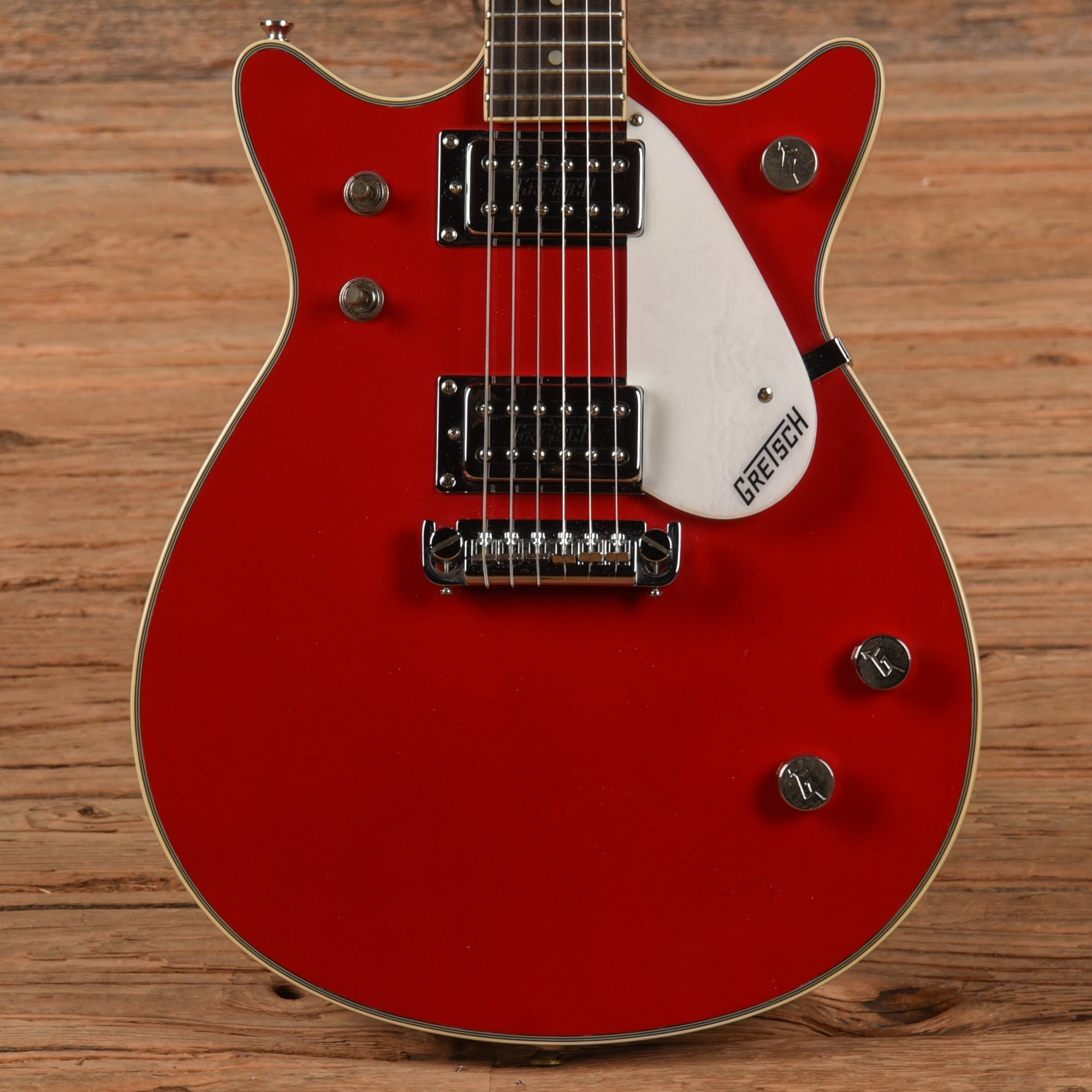 ギター GRETSCH ELECTROMATIC G291 DOUBLE JET Gretsch G2923 Electromatic Double Jet Red – Chicago Music Exchange