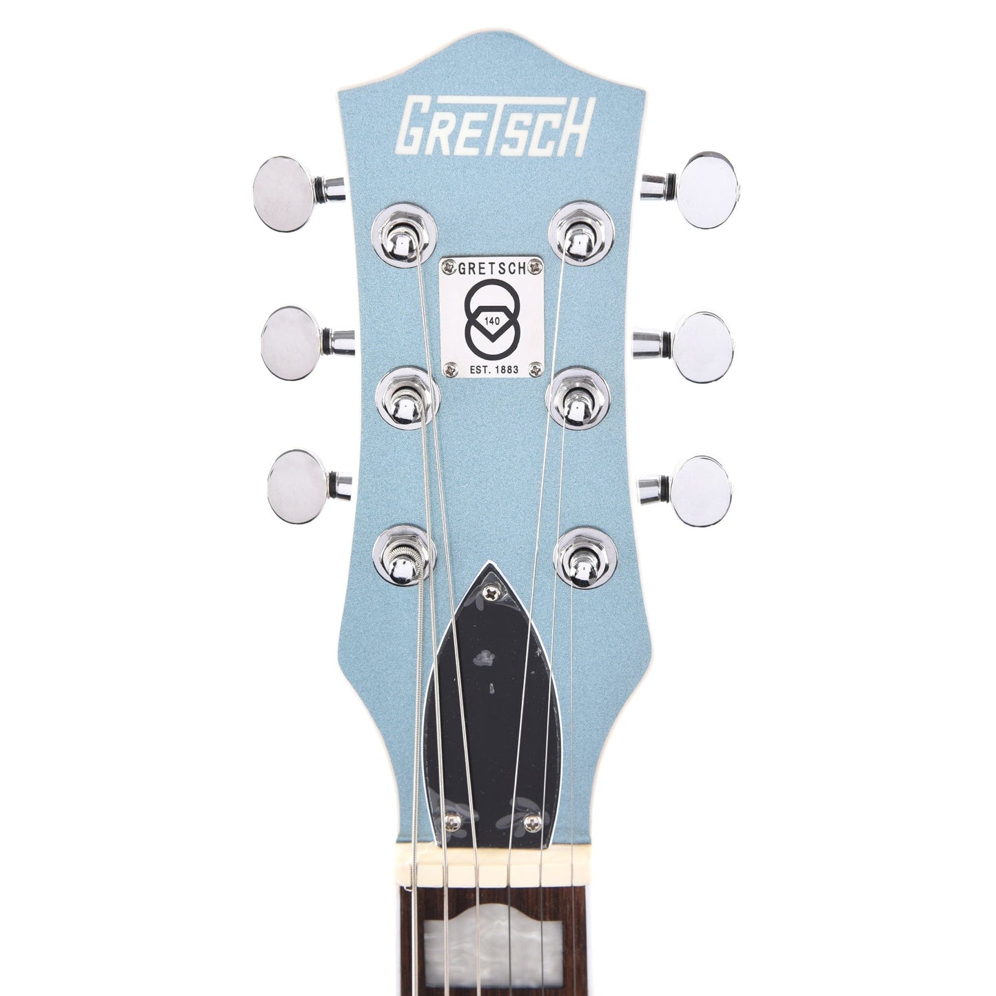 Gretsch G5230T-140 Electromatic 140th Double Platinum Jet with Bigsby Two-Tone Stone Platinum/Pearl Platinum Electric Guitars / Solid Body