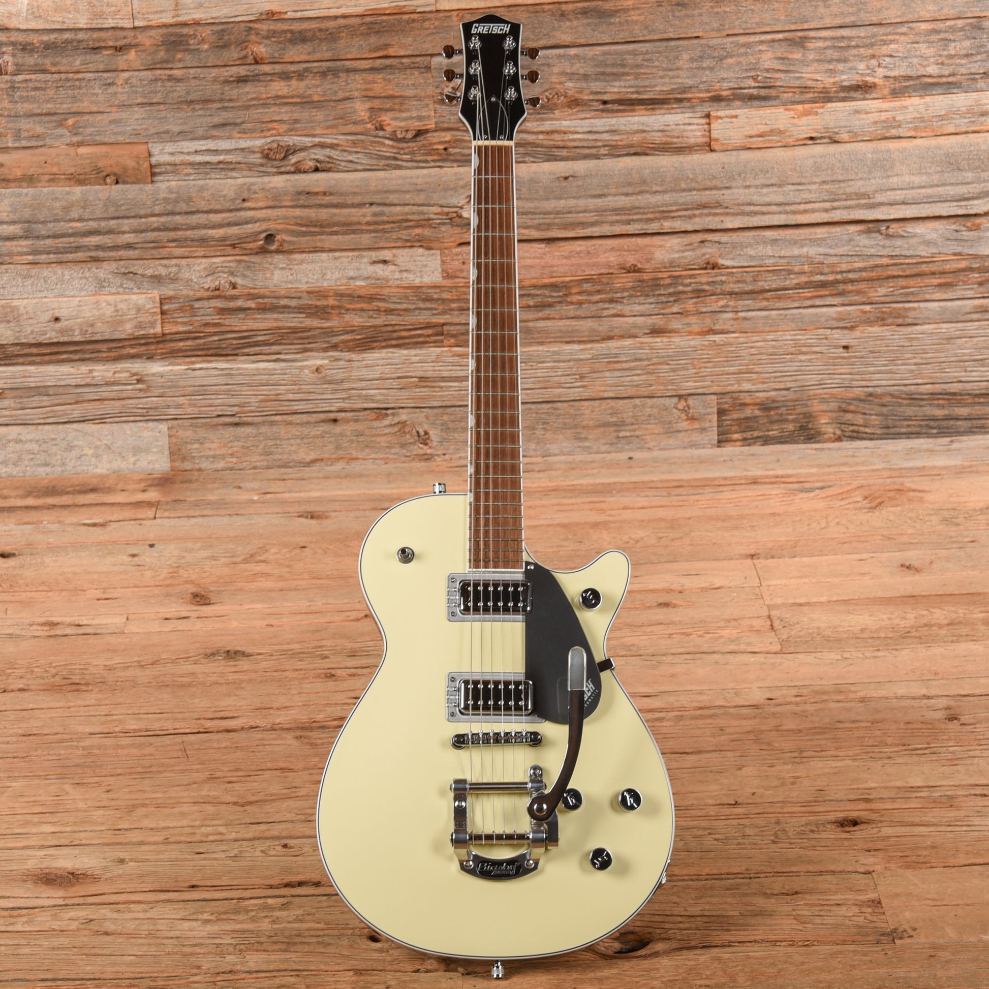 Gretsch G5230T Electromatic Jet FT with Bigsby Two-Tone Vintage White/ London Grey 2025 Electric Guitars / Solid Body
