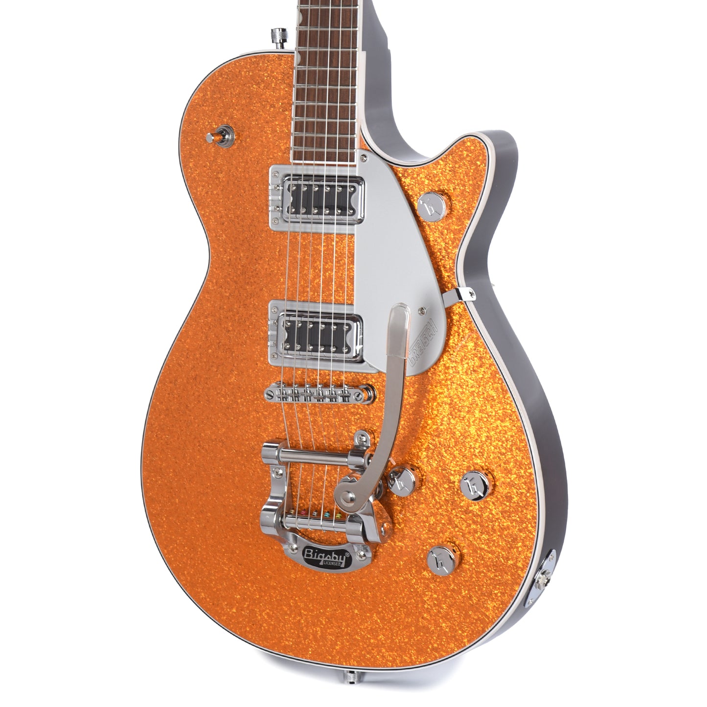 Gretsch G5230T Electromatic Sparkle Jet FT Single-Cut with Bigsby Gold Sparkle Electric Guitars / Solid Body