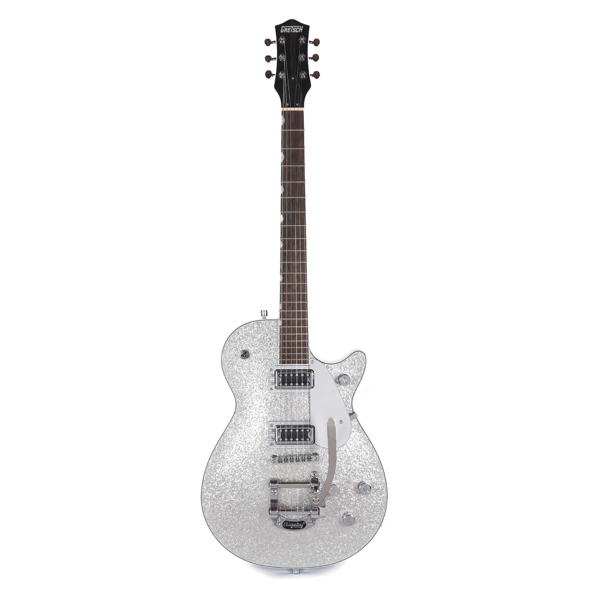 Gretsch G5230T Electromatic Sparkle Jet FT Single-Cut with Bigsby Silver Sparkle Electric Guitars / Solid Body