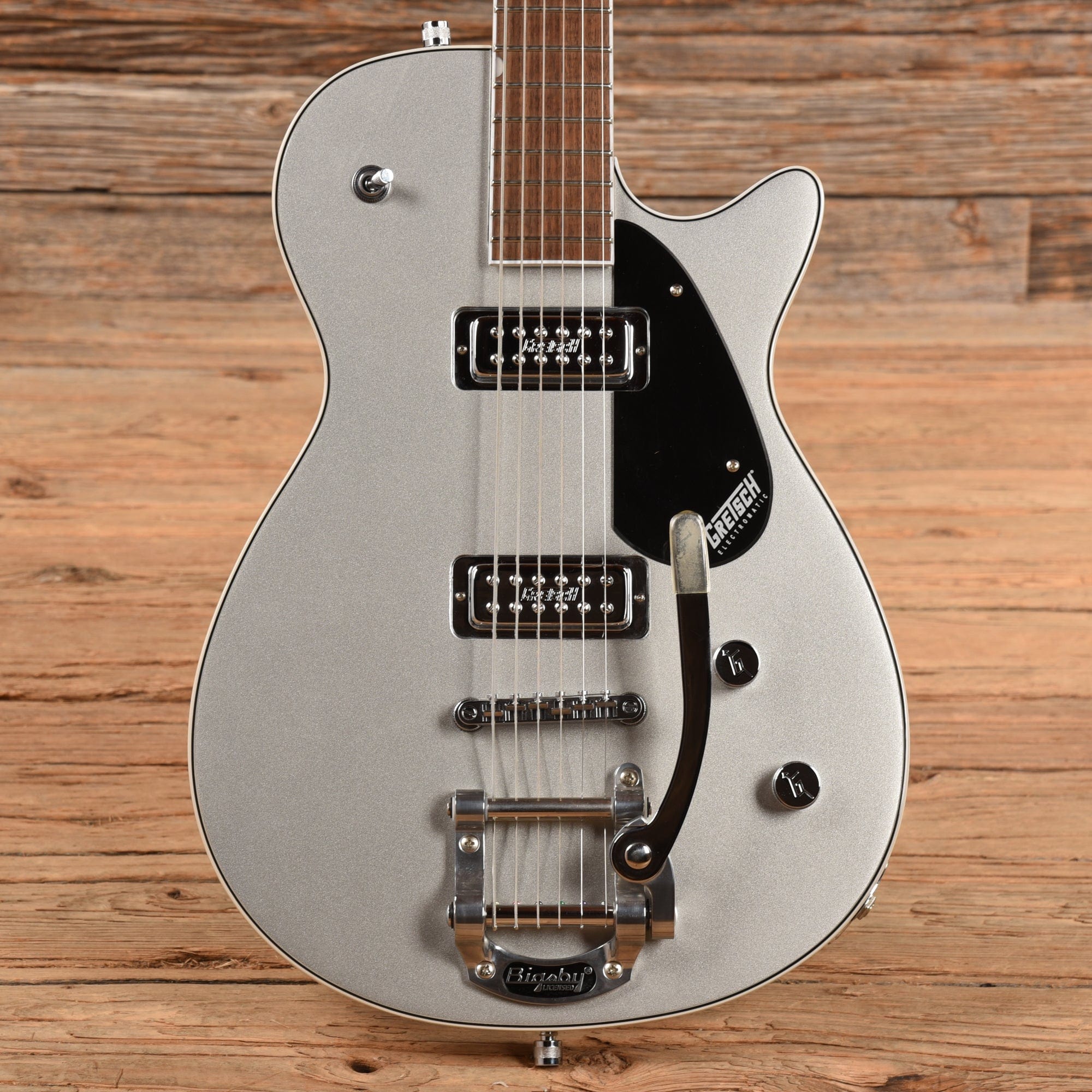 Gretsch G5260T Electromatic Jet Baritone w/ Bigsby Silver 2019 Electric Guitars / Solid Body