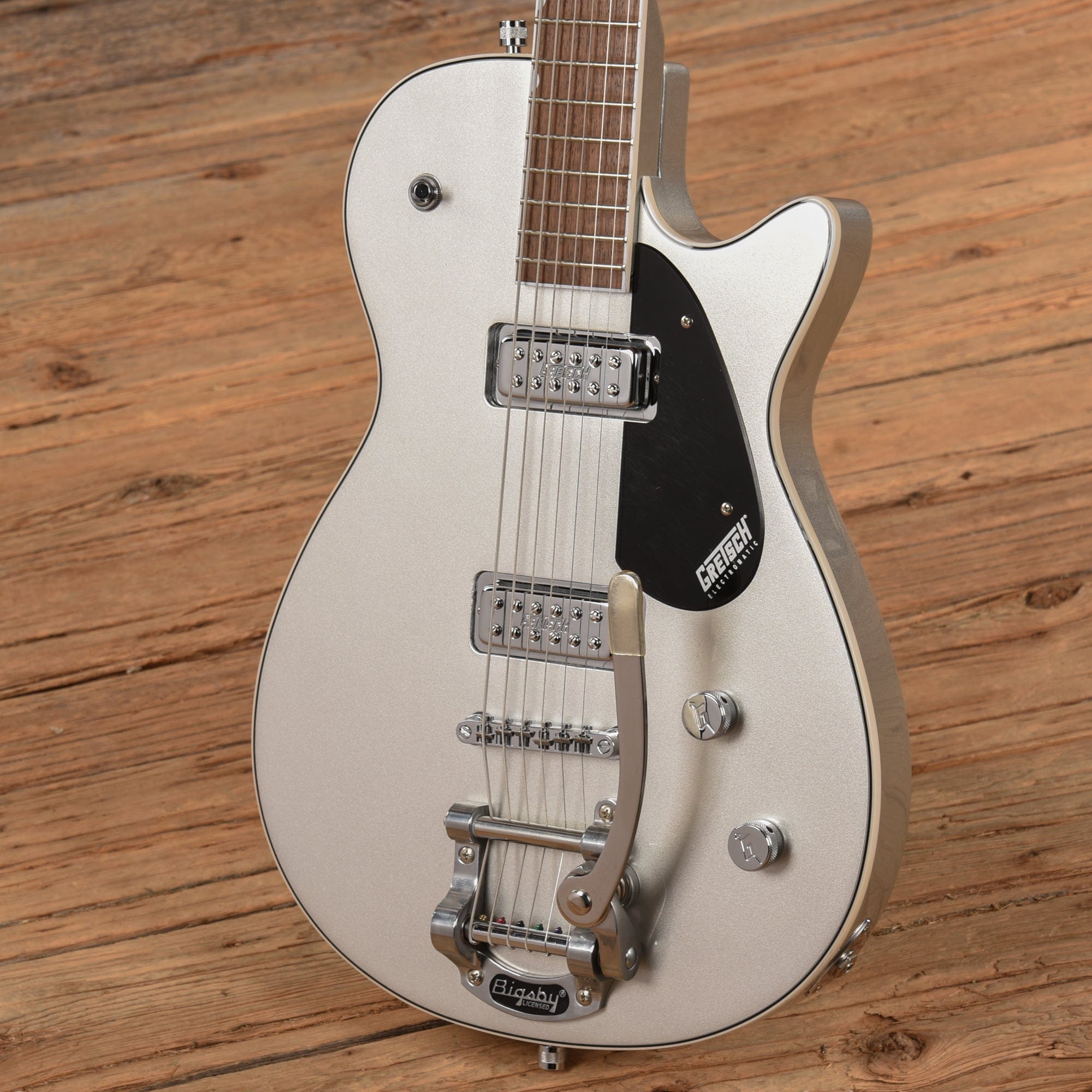 Gretsch G5260T Electromatic Jet Baritone w/ Bigsby Silver 2019 Electric Guitars / Solid Body