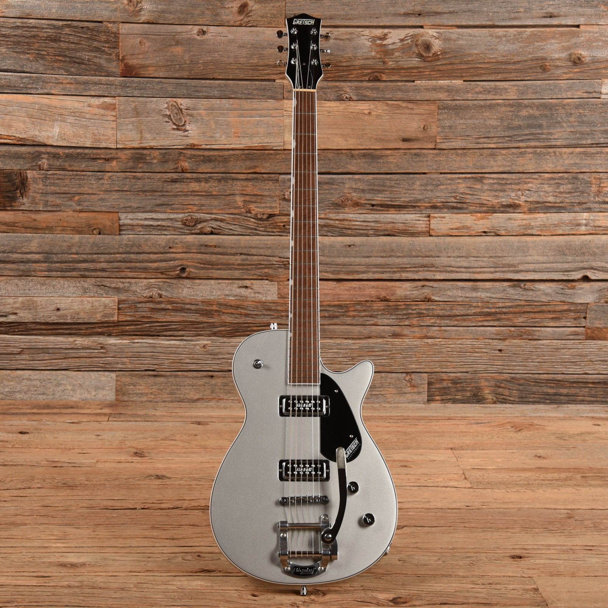Gretsch G5260T Electromatic Jet Baritone w/ Bigsby Silver 2019 Electric Guitars / Solid Body