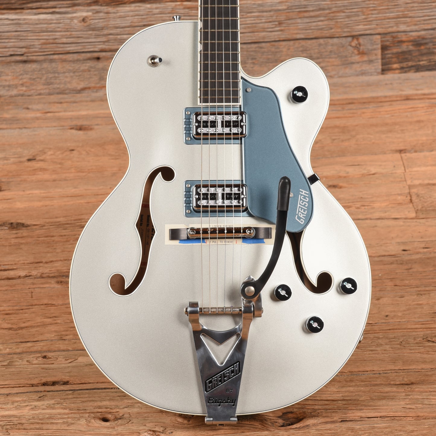 Gretsch G6118T-140 Limited Edition 140th Double Platinum Anniversary Platinum Electric Guitars / Solid Body