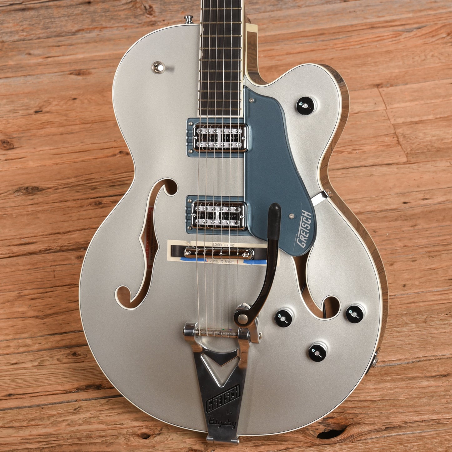 Gretsch G6118T-140 Limited Edition 140th Double Platinum Anniversary Platinum Electric Guitars / Solid Body