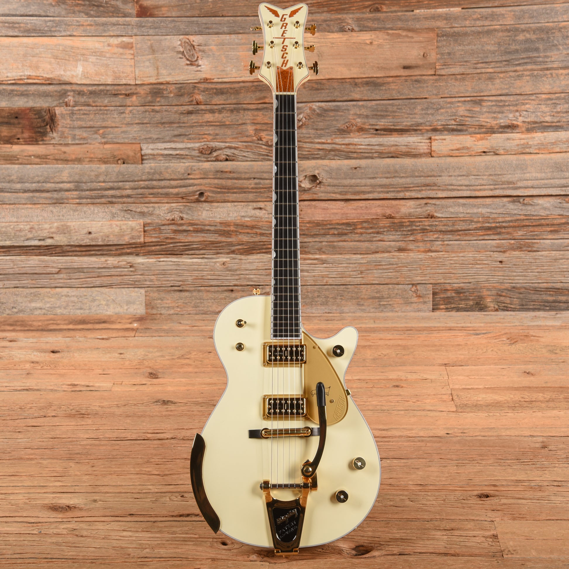 Gretsch G6134T-58 Vintage Select '58 Penguin with Bigsby Vintage White 2024 Electric Guitars / Solid Body