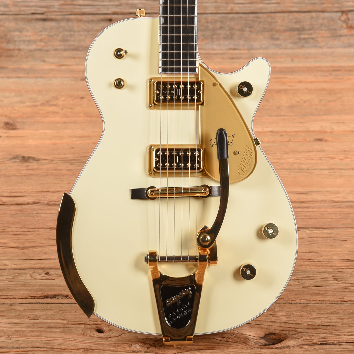 Gretsch G6134T-58 Vintage Select '58 Penguin with Bigsby Vintage White 2024 Electric Guitars / Solid Body