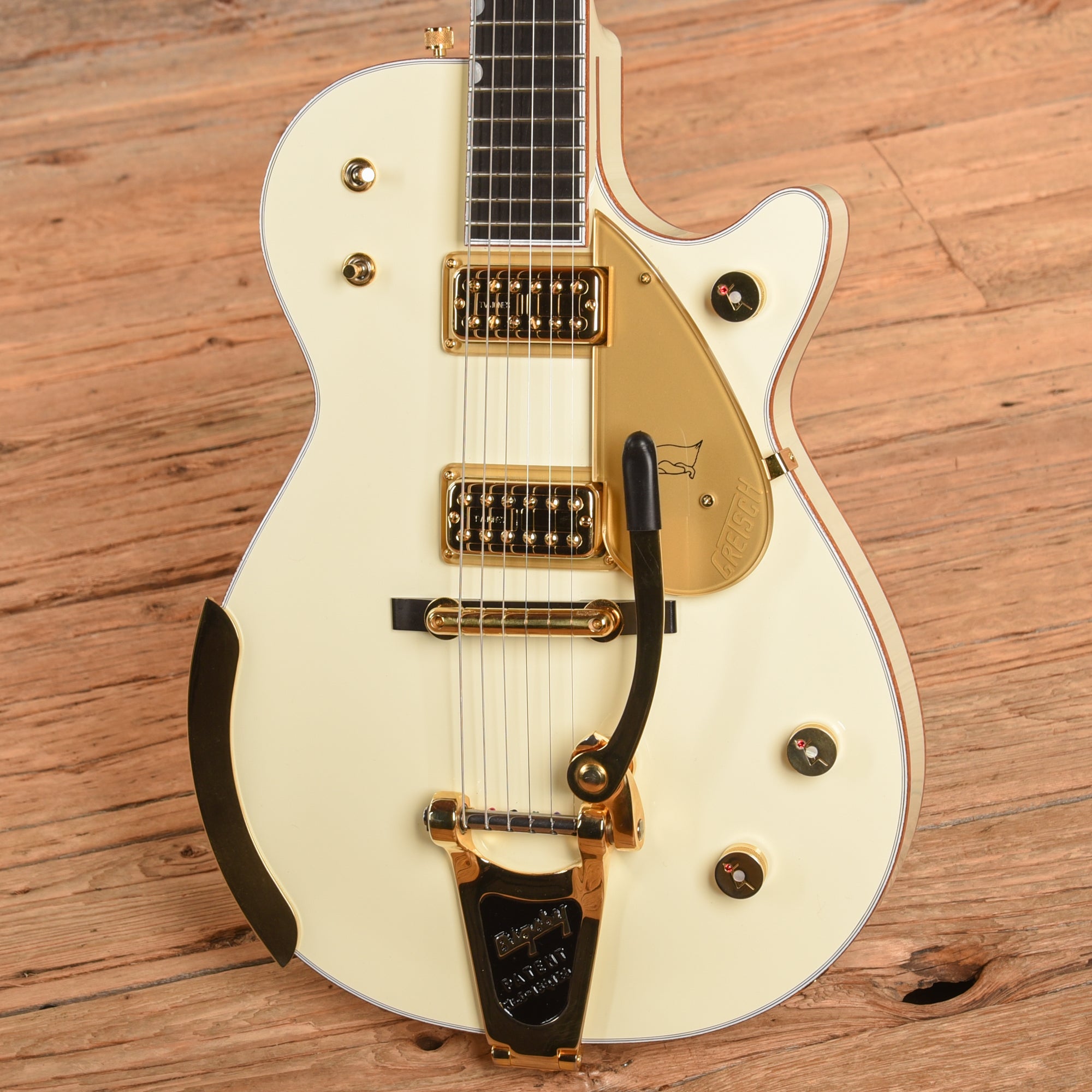 Gretsch G6134T-58 Vintage Select '58 Penguin with Bigsby Vintage White 2024 Electric Guitars / Solid Body
