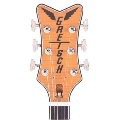 Gretsch G6134TFM-NH Nigel Hendroff Signature Penguin Amber Flame Electric Guitars / Solid Body
