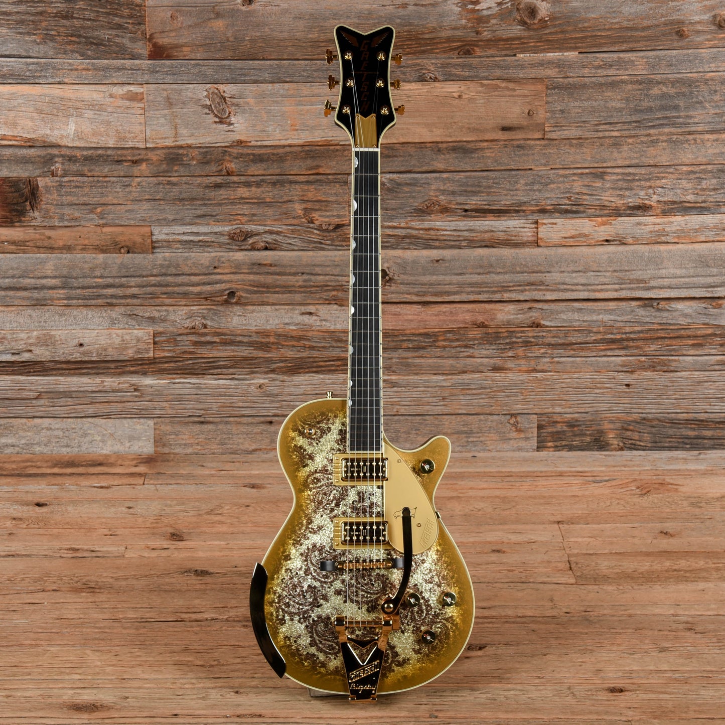 Gretsch G6134TG Gold Paisley Burst 2024 Electric Guitars / Solid Body