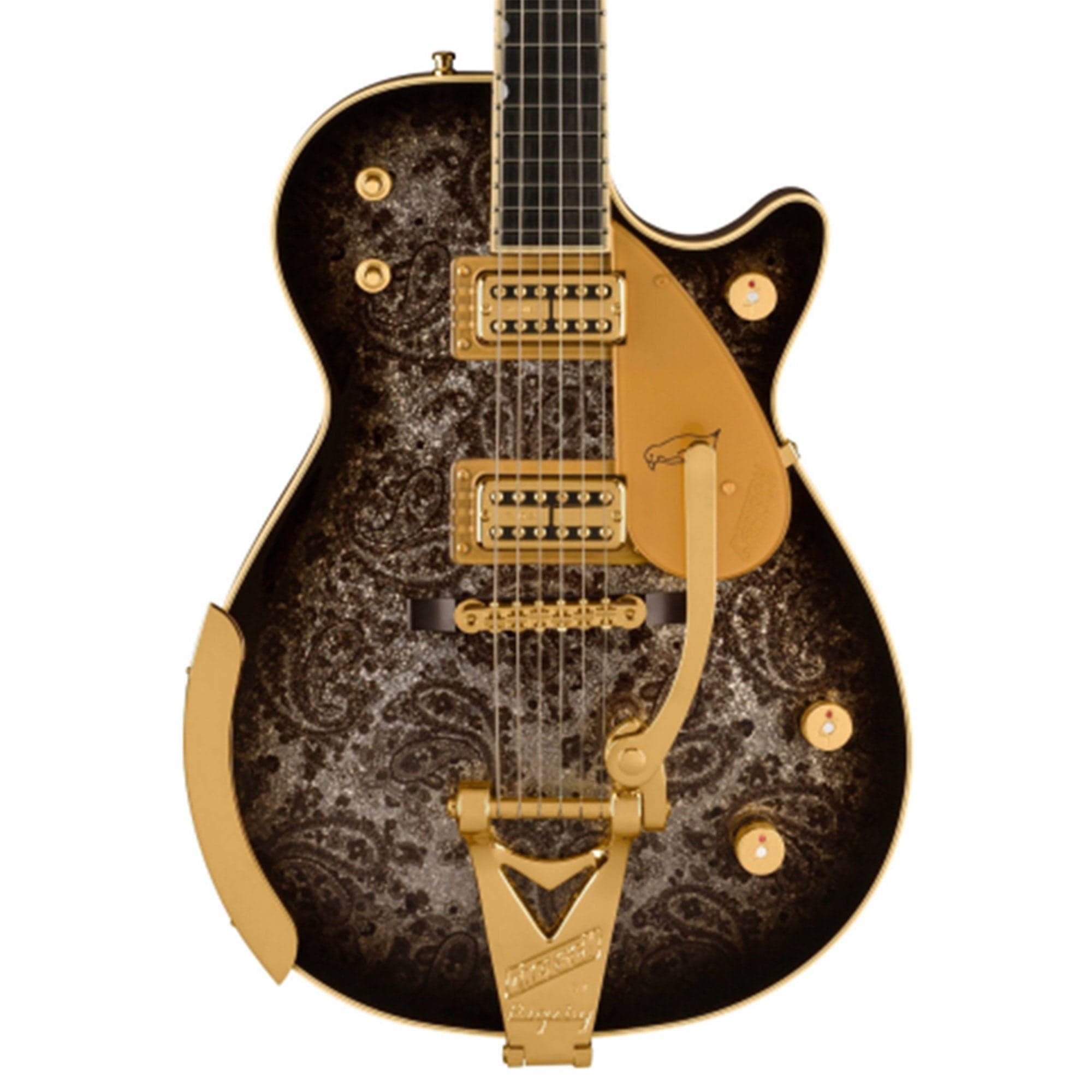 Gretsch G6134TG Limited Edition Paisley Penguin w/String-Thru Bigsby Black Paisley Electric Guitars / Solid Body