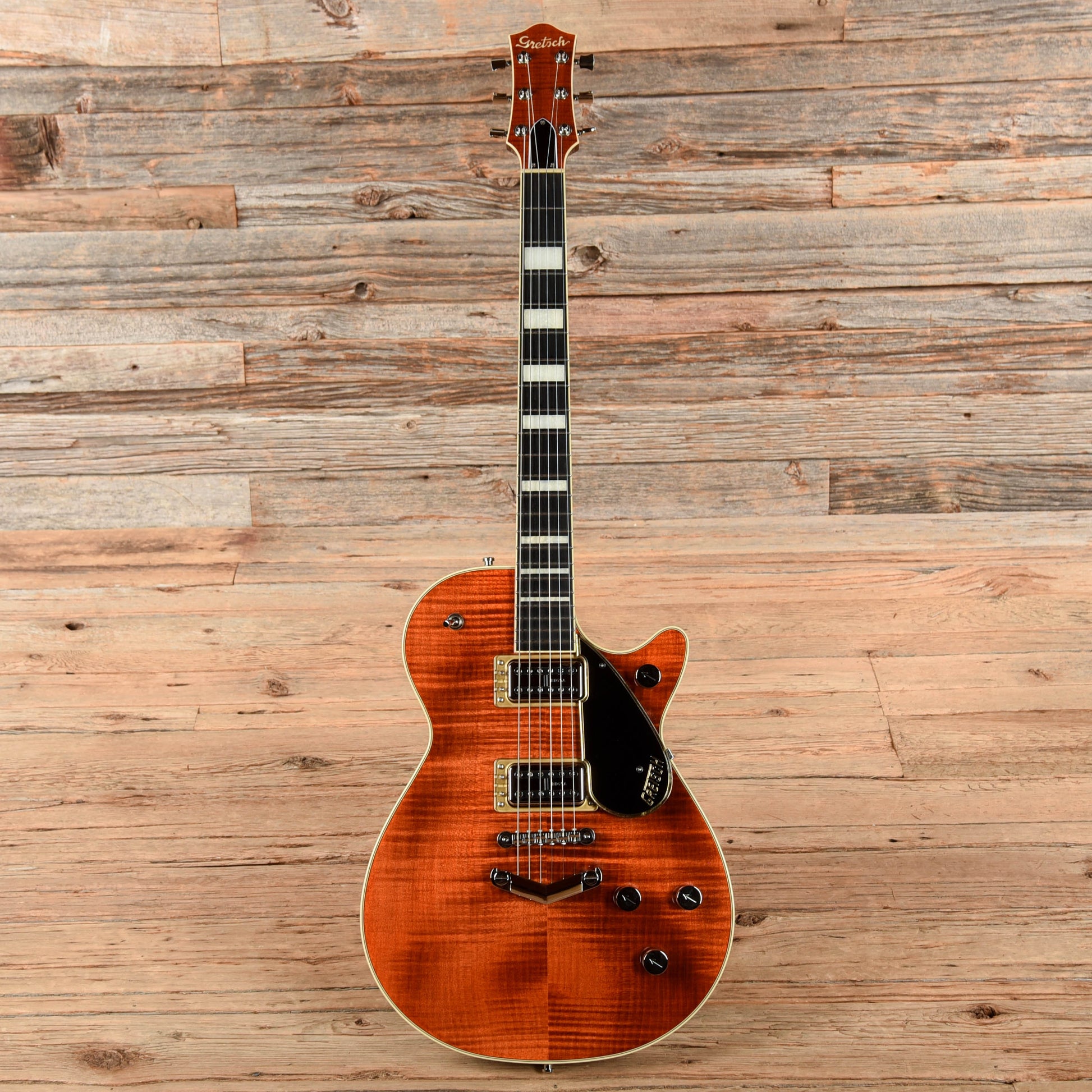 Gretsch G6228FM Players Edition Jet™ BT with V-Stoptail Bourbon Stains 2021 Electric Guitars / Solid Body