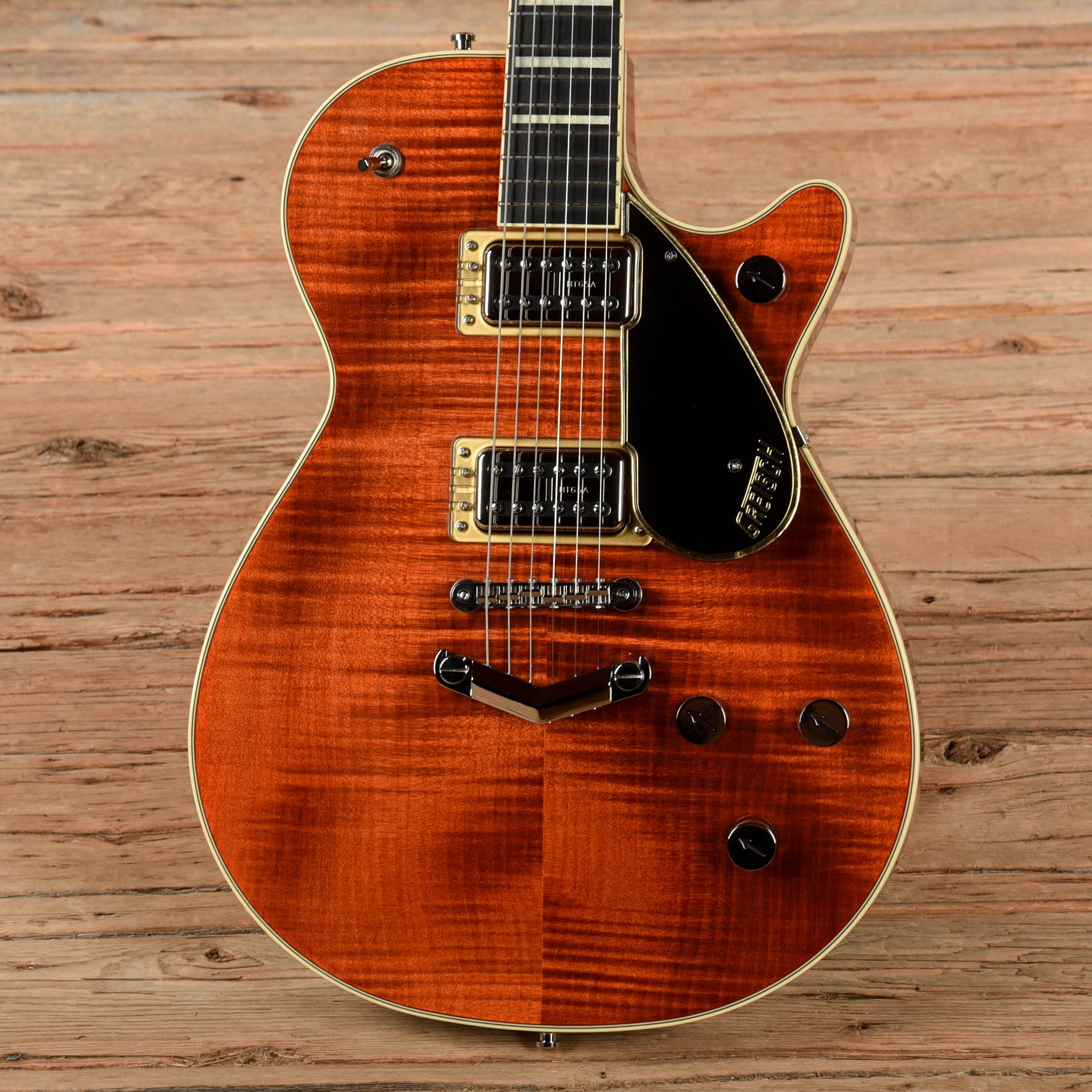Gretsch G6228FM Players Edition Jet™ BT with V-Stoptail Bourbon Stains 2021 Electric Guitars / Solid Body