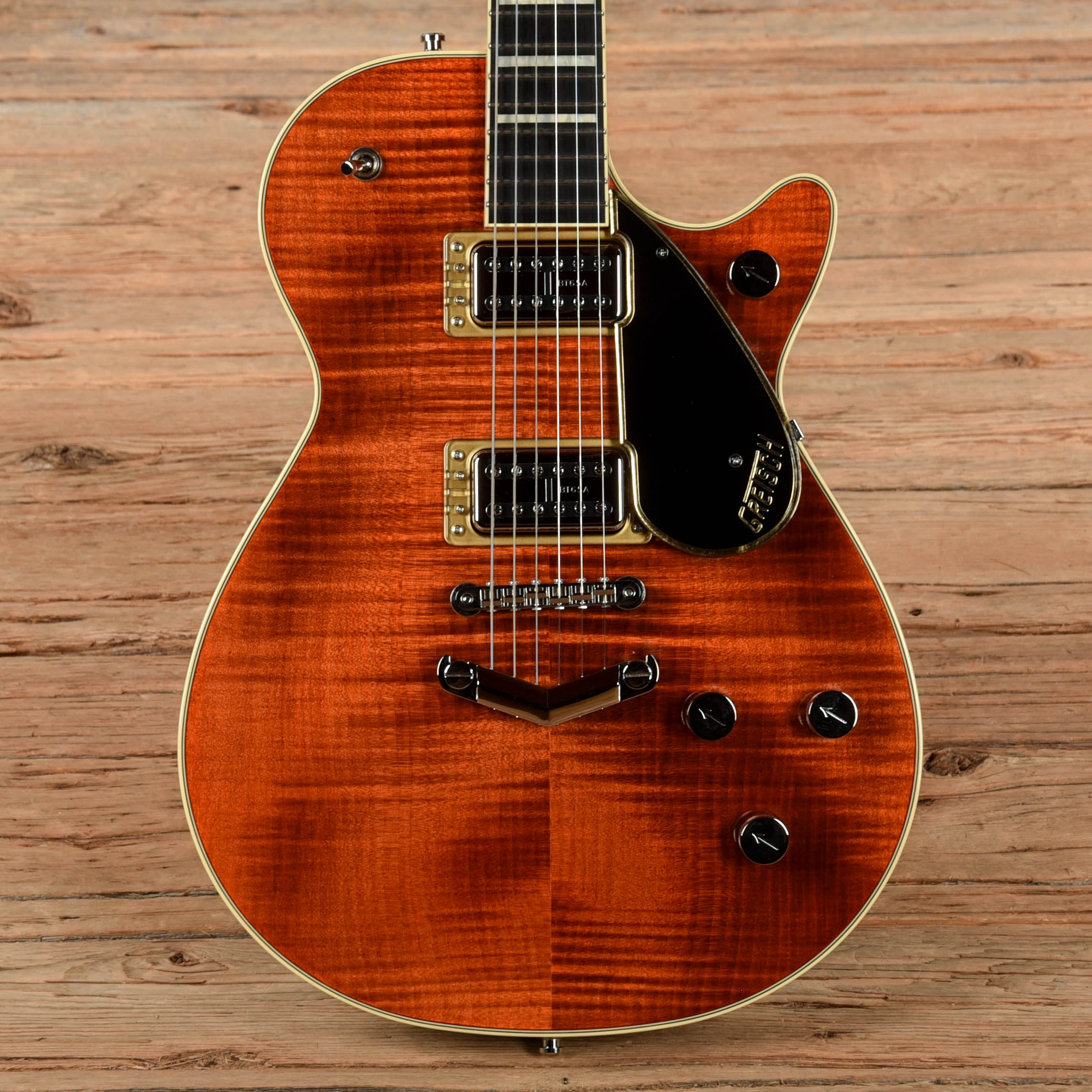 Gretsch G6228FM Players Edition Jet™ BT with V-Stoptail Bourbon Stains 2021 Electric Guitars / Solid Body