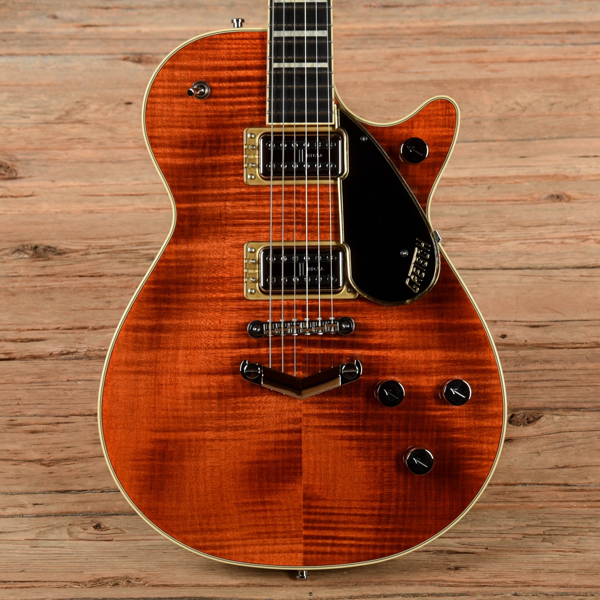 Gretsch G6228FM Players Edition Jet™ BT with V-Stoptail Bourbon Stains 2021 Electric Guitars / Solid Body