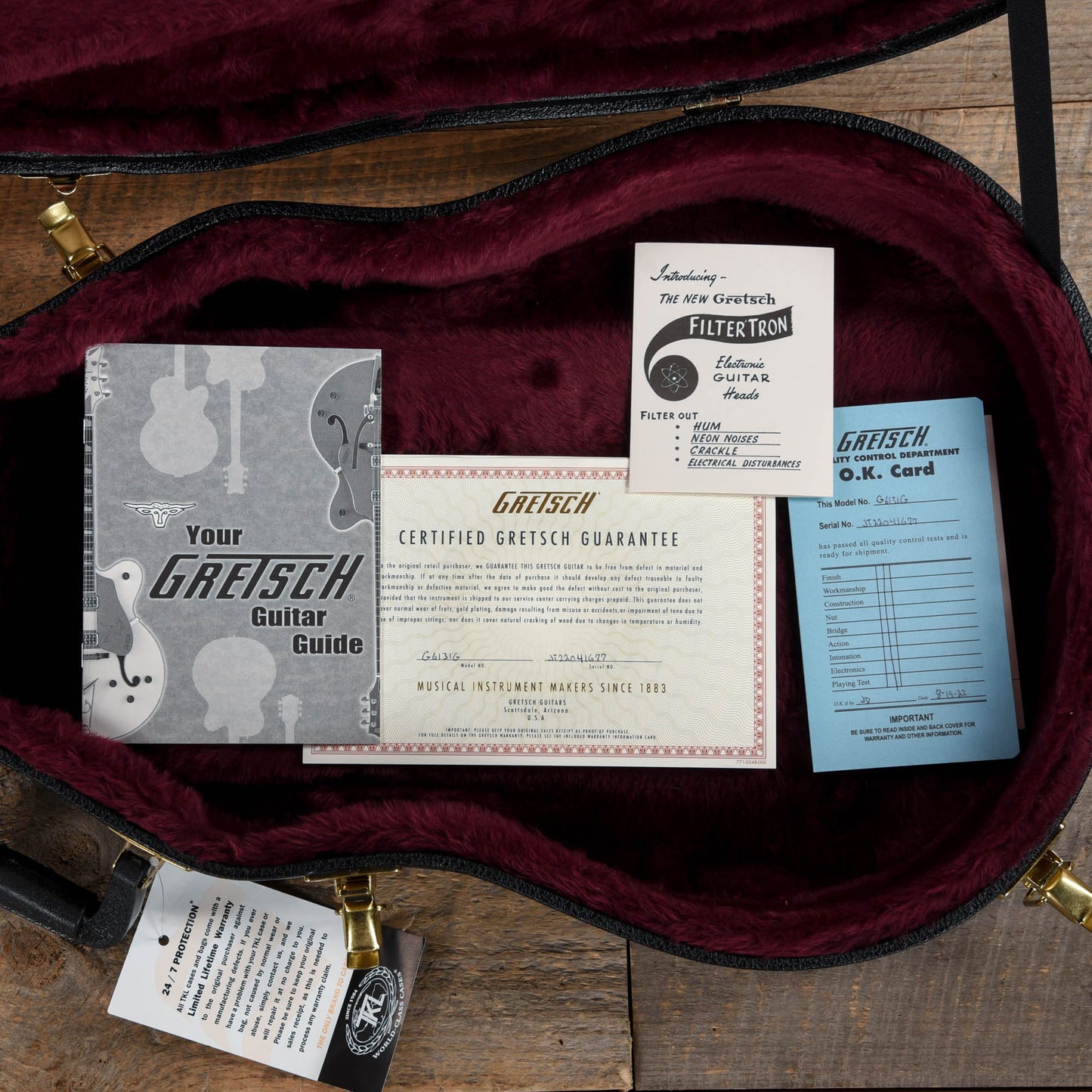 Gretsch Limited Edition G6131G-MY-RB Malcolm Young Signature Jet Firebird Red Electric Guitars / Solid Body